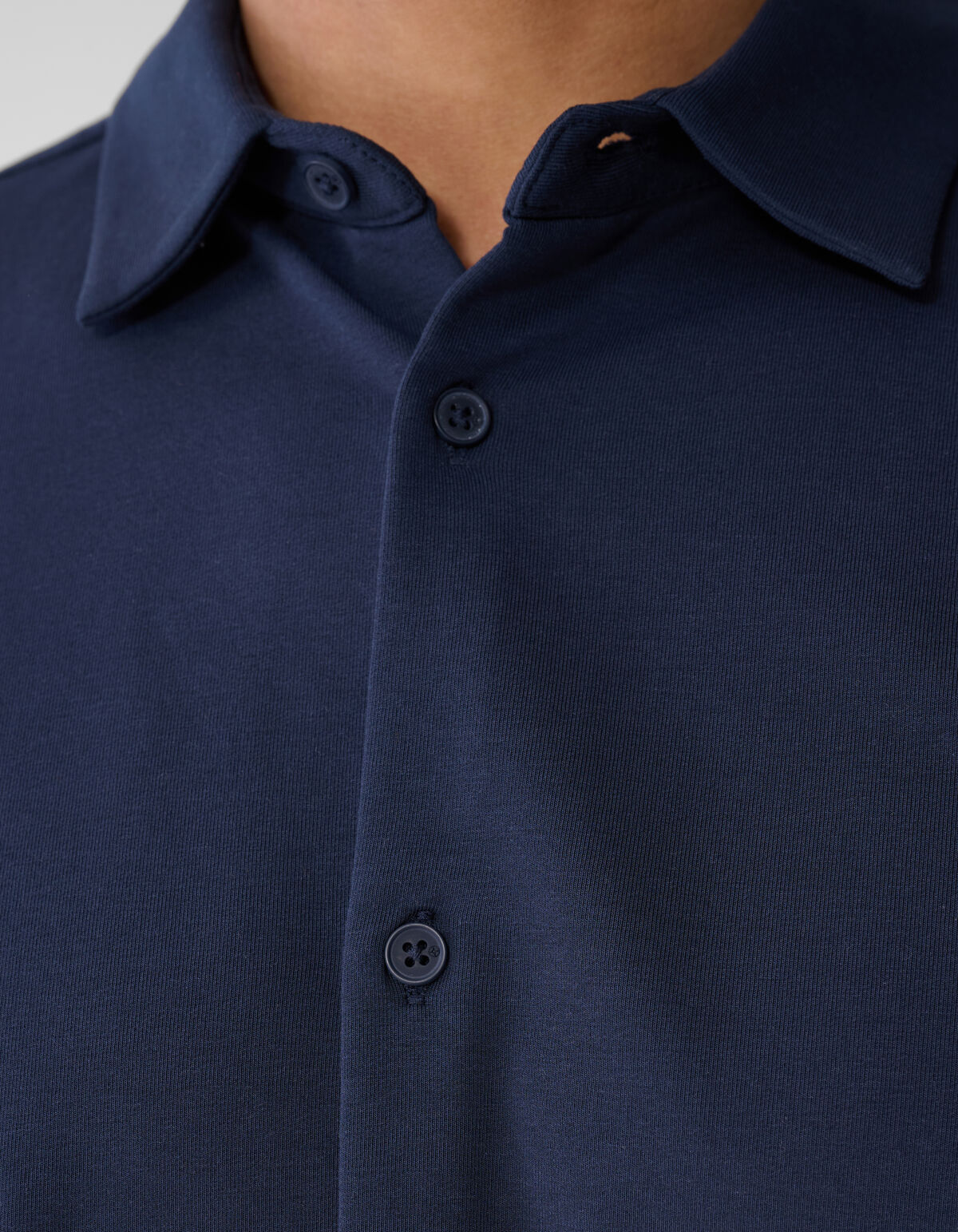 Jersey Longsleeve T-shirt Donkerblauw SHOEBY MEN