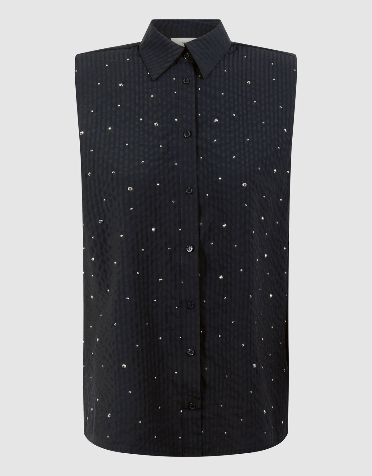 Strass Stripe Blouse Zwart SHOEBY WOMEN