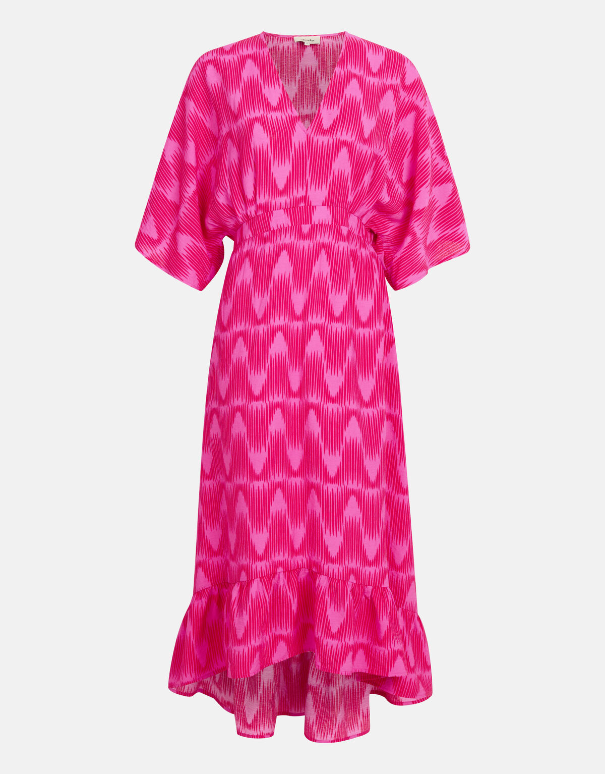 Grafische Print Jurk Roze SHOEBY WOMEN