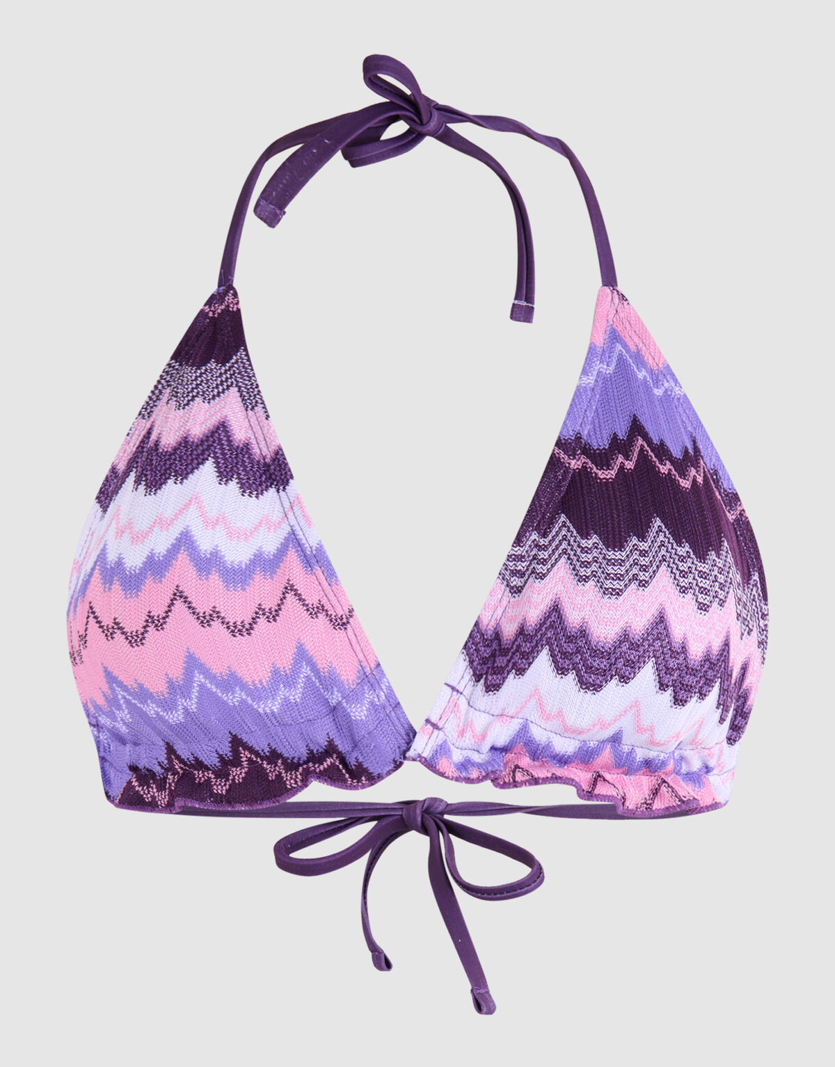 Printed Bikini Top Paars SHOEBY ACCESSOIRES