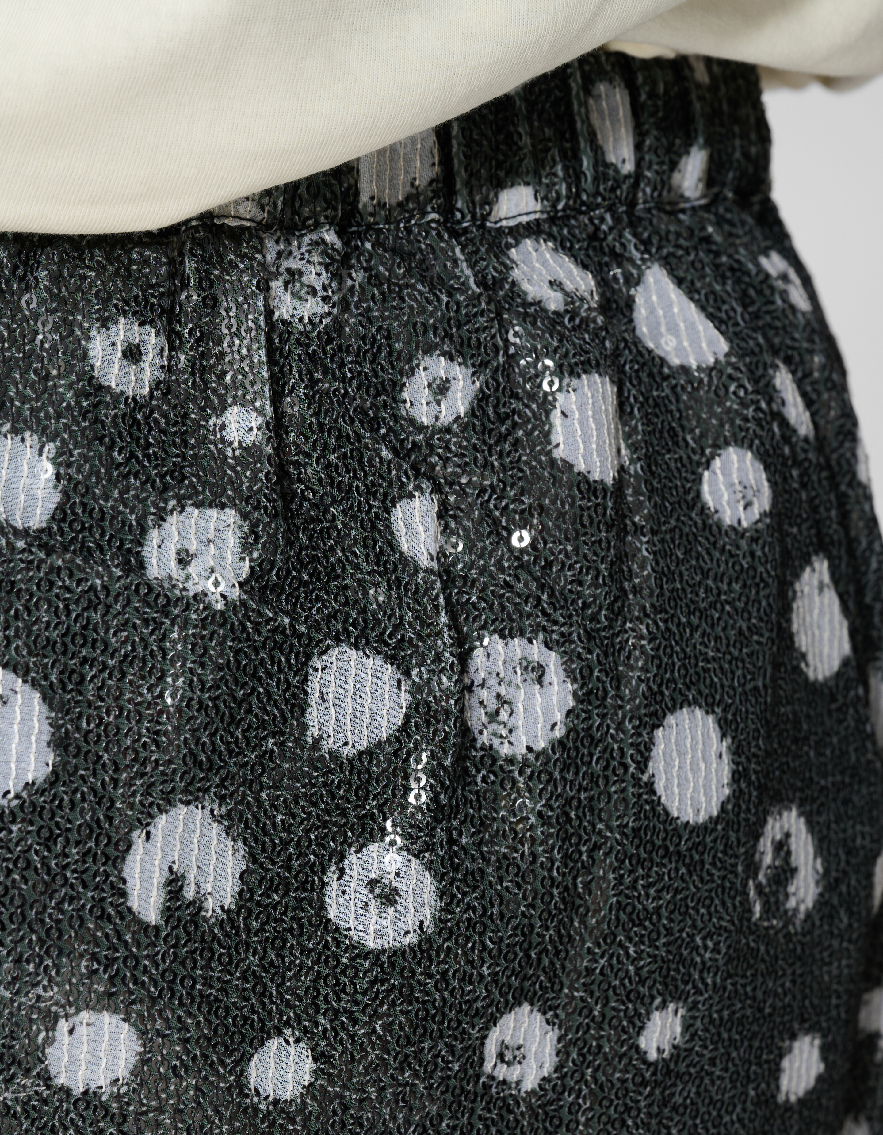 Polkadot Sequin Rok Zwart SHOEBY GIRLS