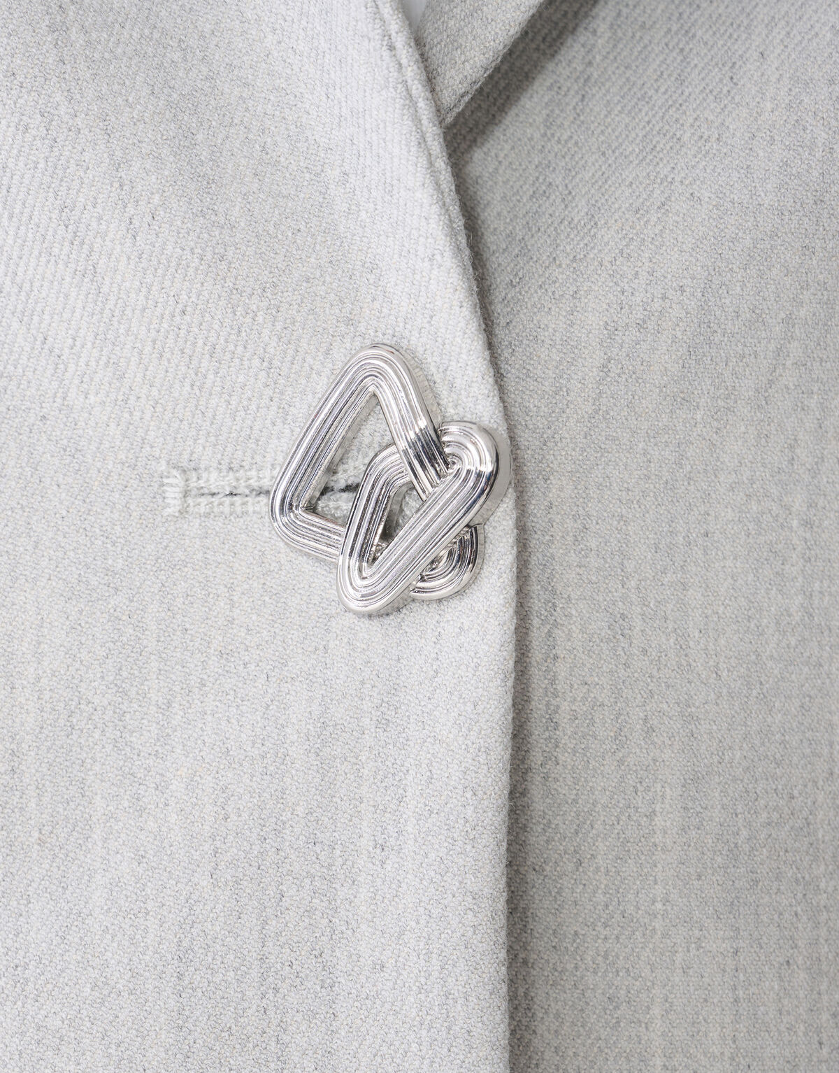 Cropped Blazer Lichtgrijs By Mieke SHOEBY WOMEN