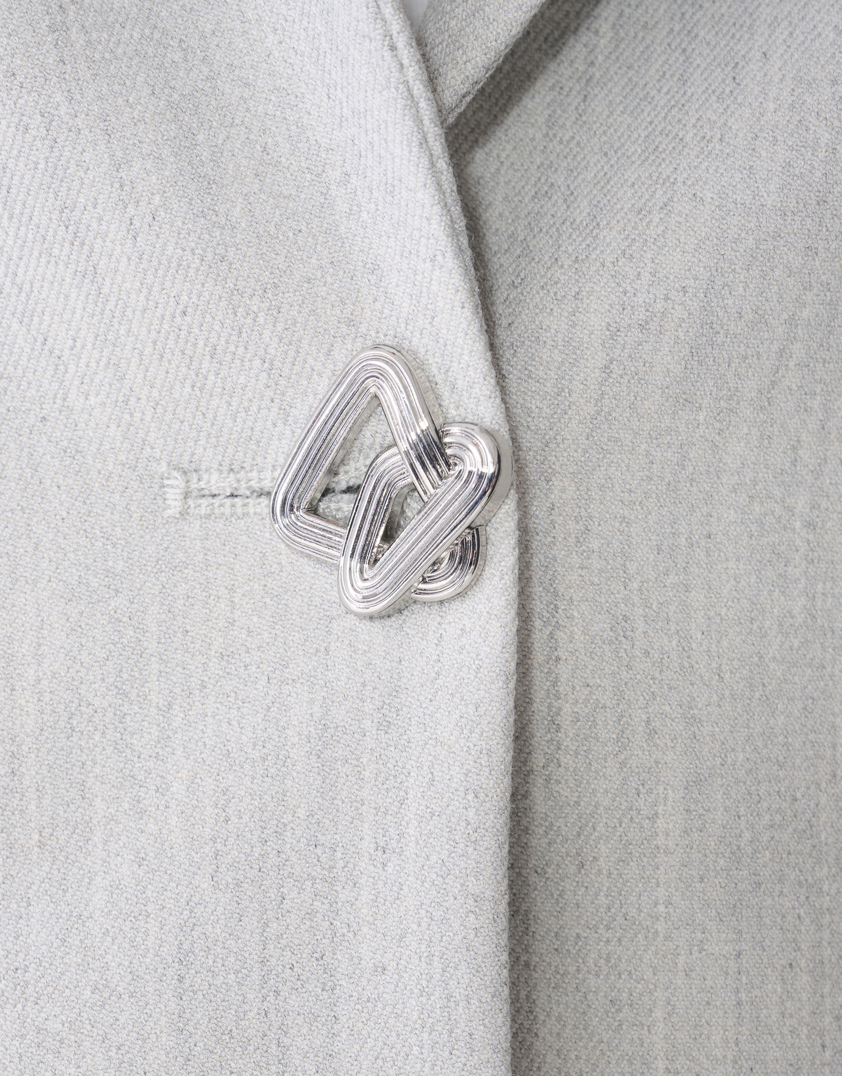 Cropped Blazer Lichtgrijs By Mieke SHOEBY WOMEN