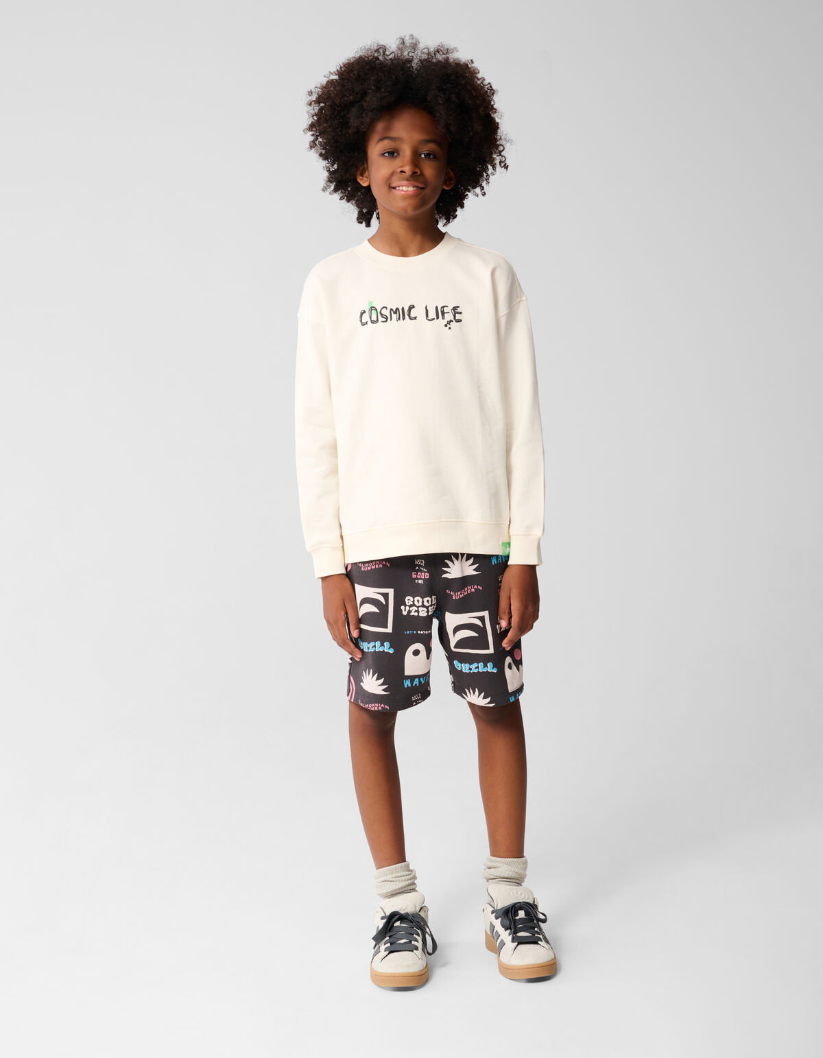 Doodle Sweater Gebroken Wit SHOEBY BOYS