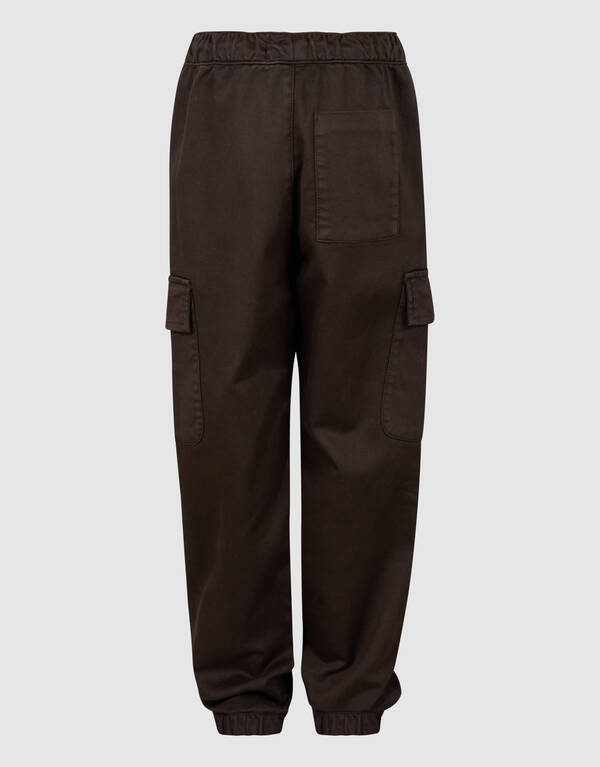 Loose Fit Cargobroek Donkerbruin SHOEBY BOYS