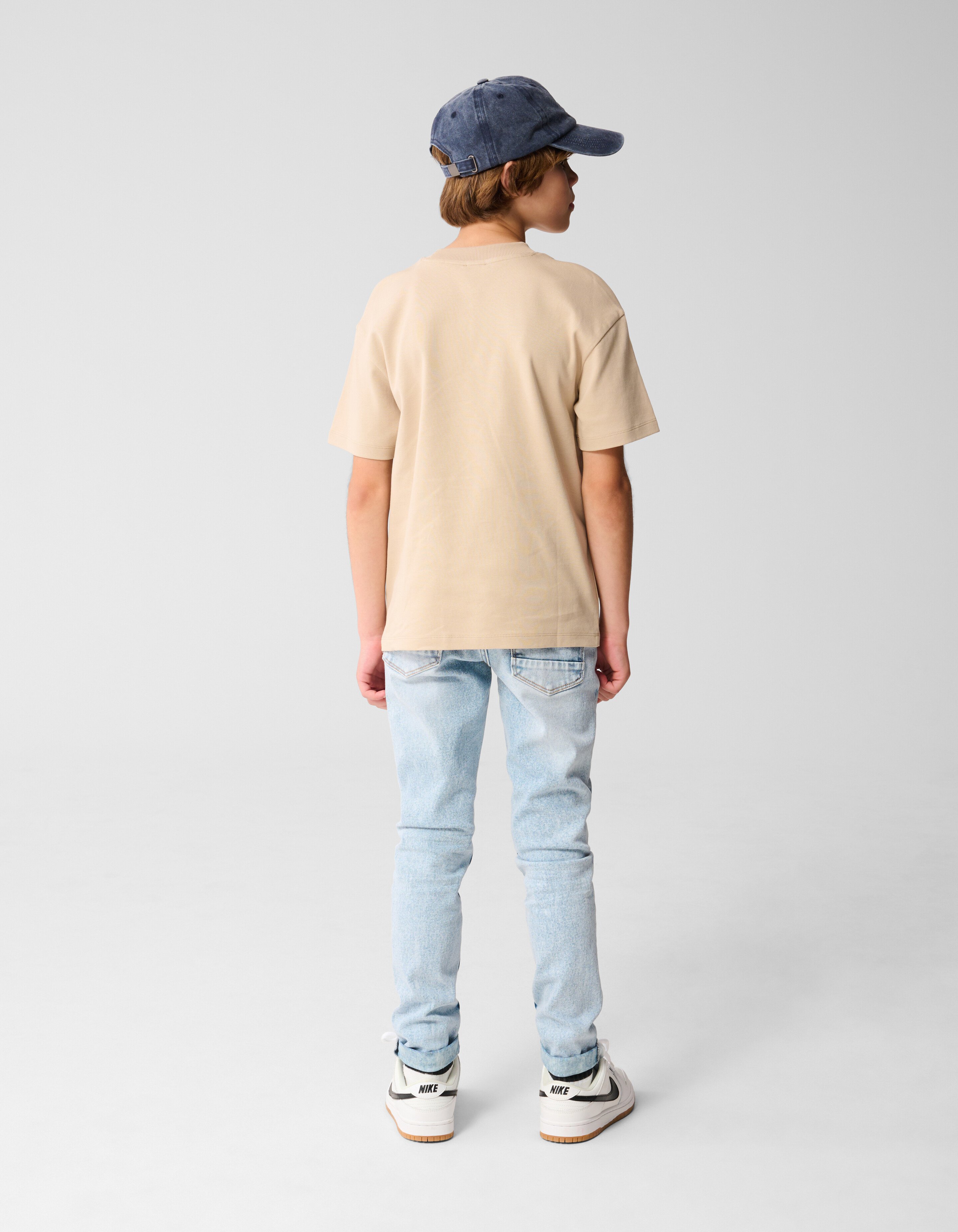 Basic T-shirt Zand SHOEBY BOYS