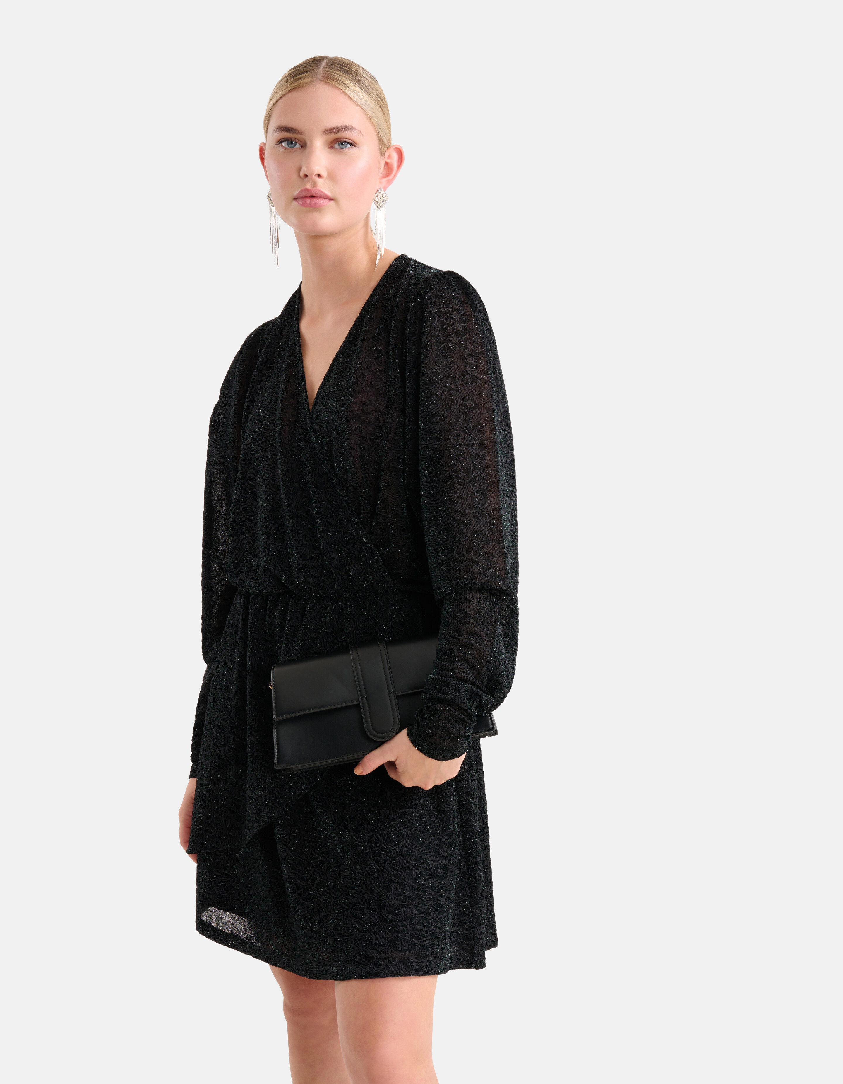 Rechthoekige Tas Zwart SHOEBY ACCESSOIRES