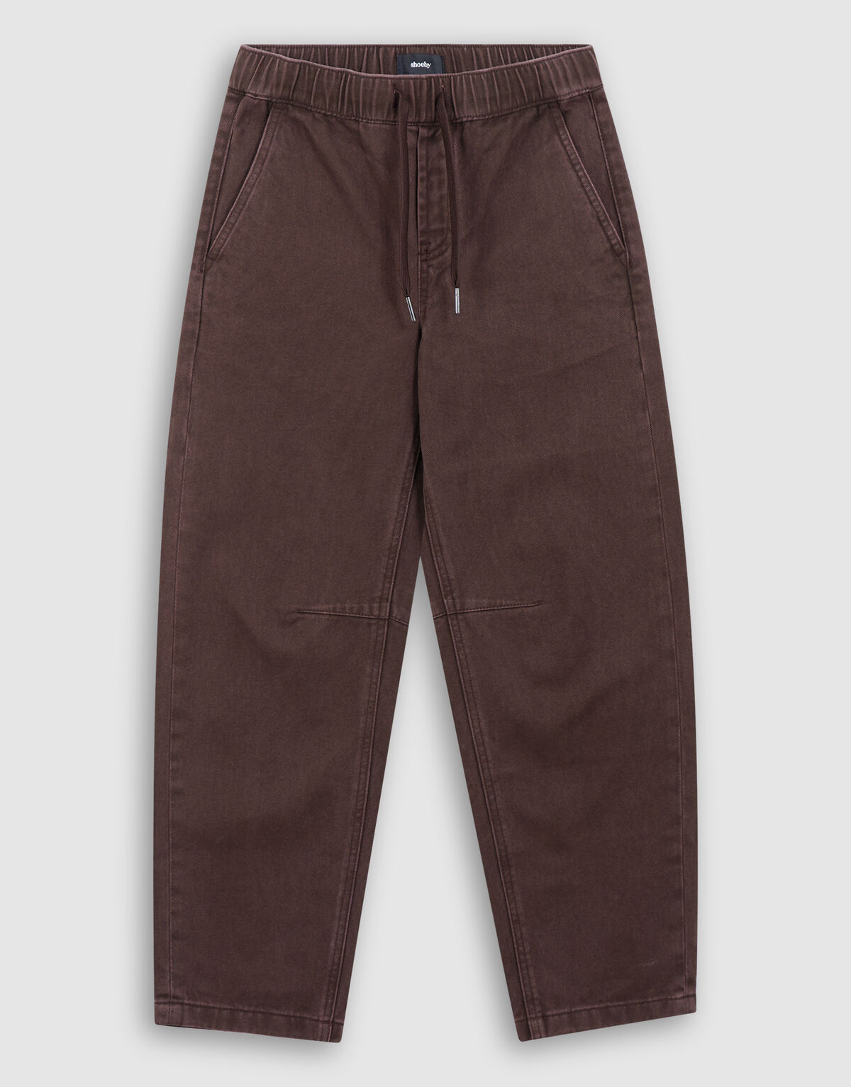 Twill Barrel Fit Broek Donkerbruin SHOEBY BOYS