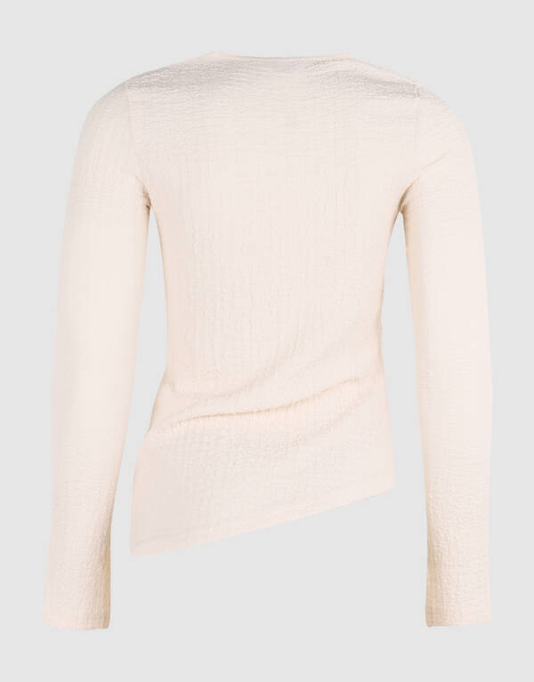 Asymmetrische Top Ecru SHOEBY WOMEN