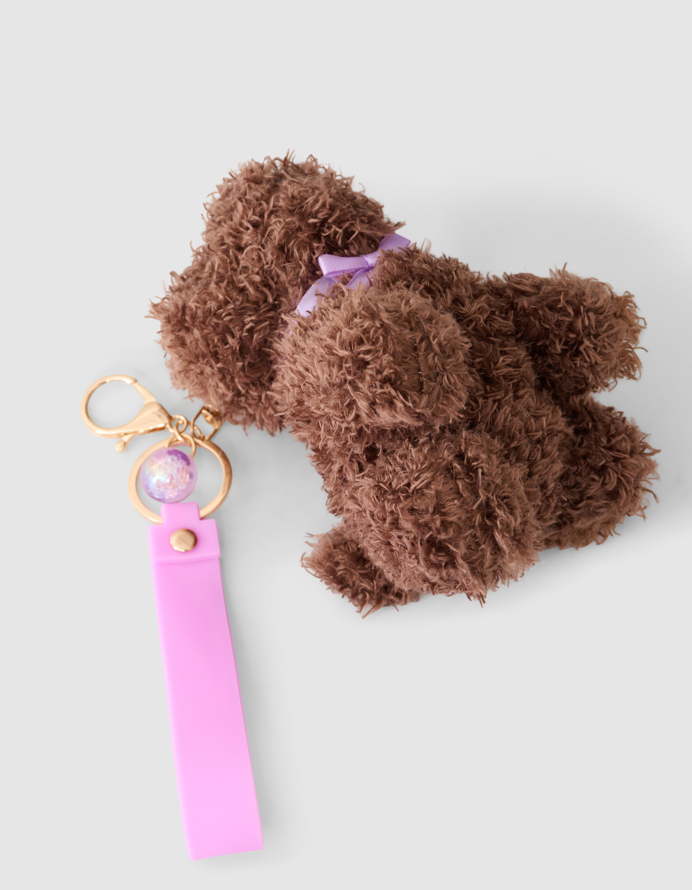 Dog Sleutelhanger Donkerbruin SHOEBY ACCESSOIRES