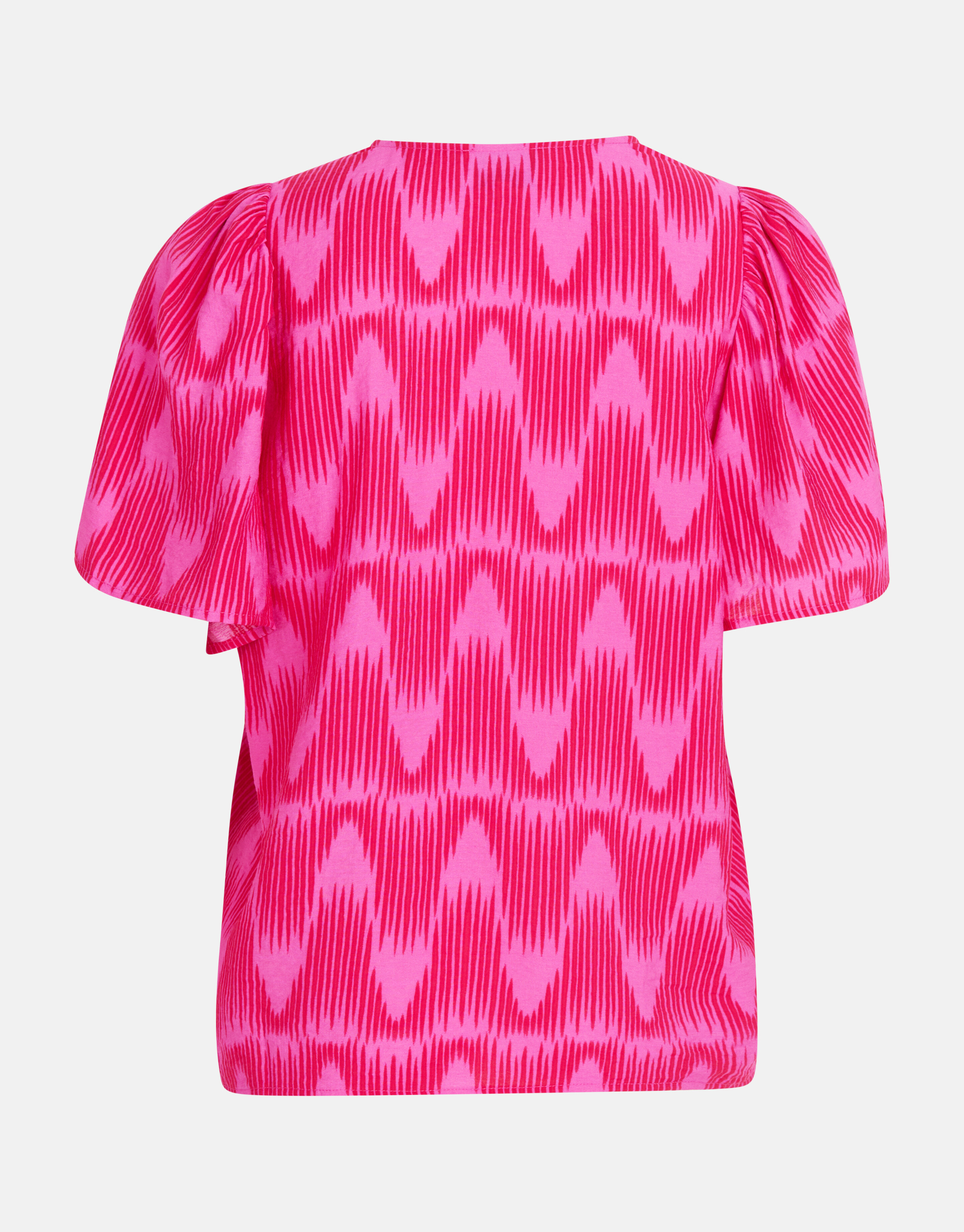 Grafische Print Top Roze SHOEBY WOMEN