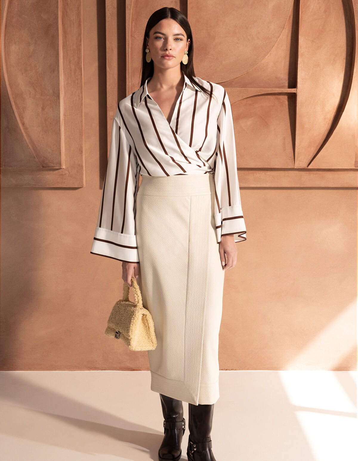 Overslag Rok Gebroken Wit By Mieke Shoeby