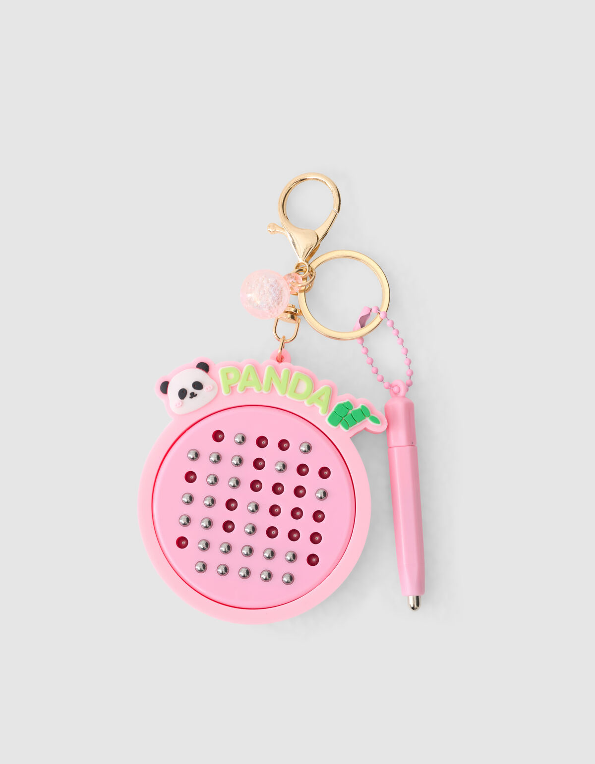 Panda Ball Sleutelhanger Roze SHOEBY ACCESSOIRES