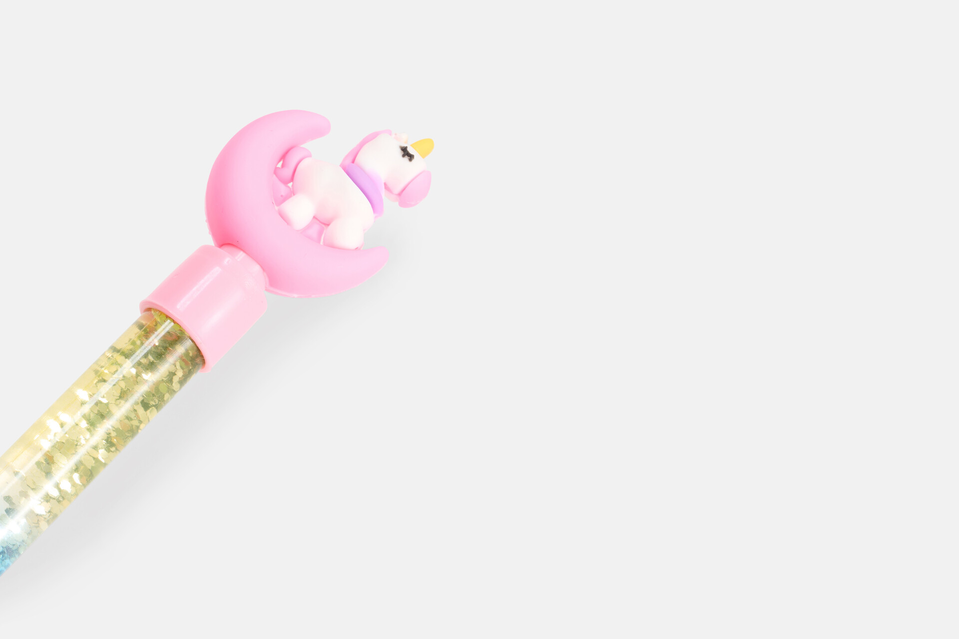 Glitter Unicorn Pen Roze SHOEBY ACCESSOIRES