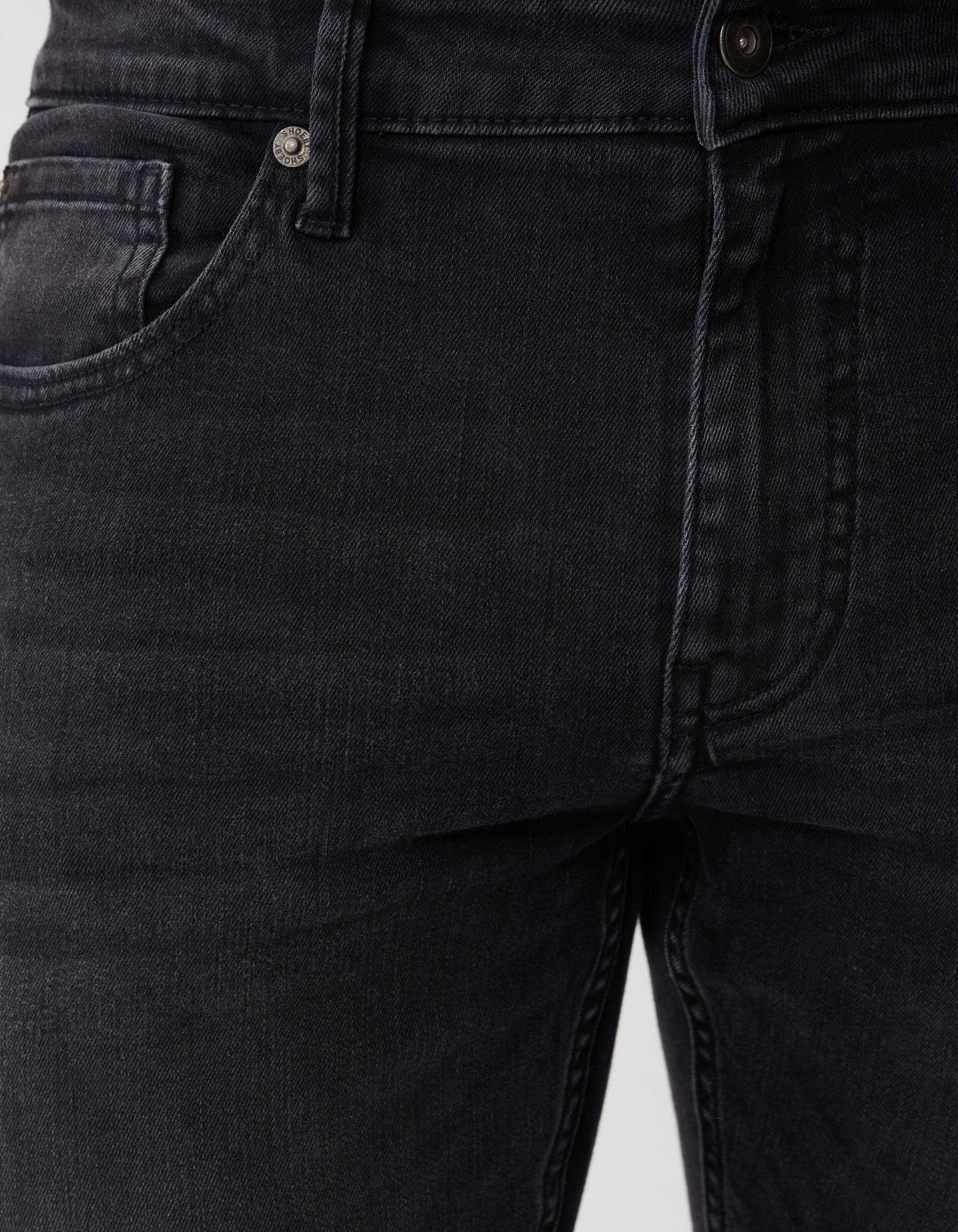 Slim Fit Jeans Washed Black L34 SHOEBY MEN
