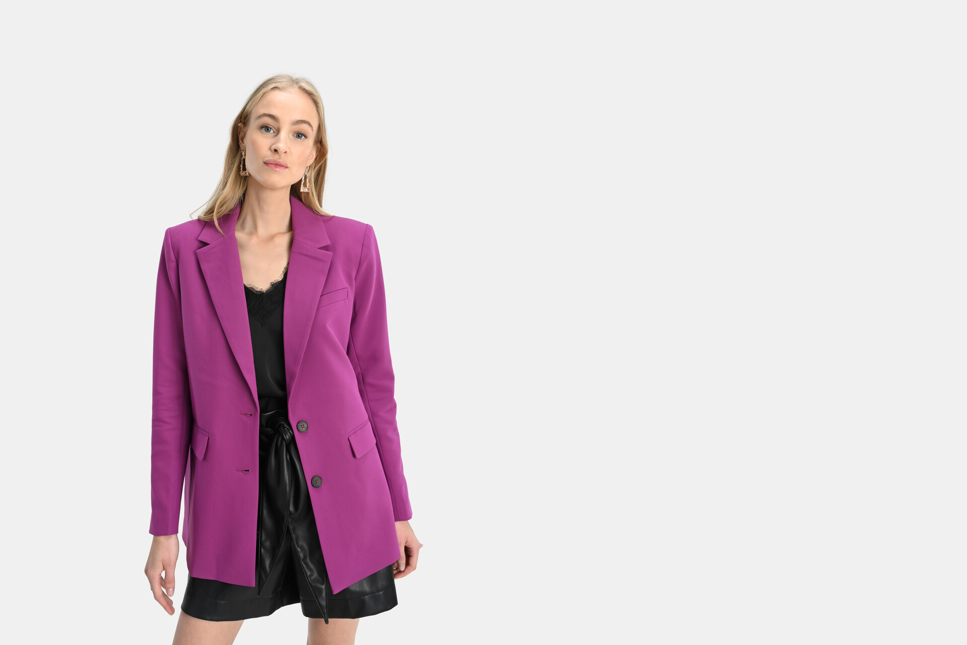 Oversized Blazer Paars SHOEBY WOMEN