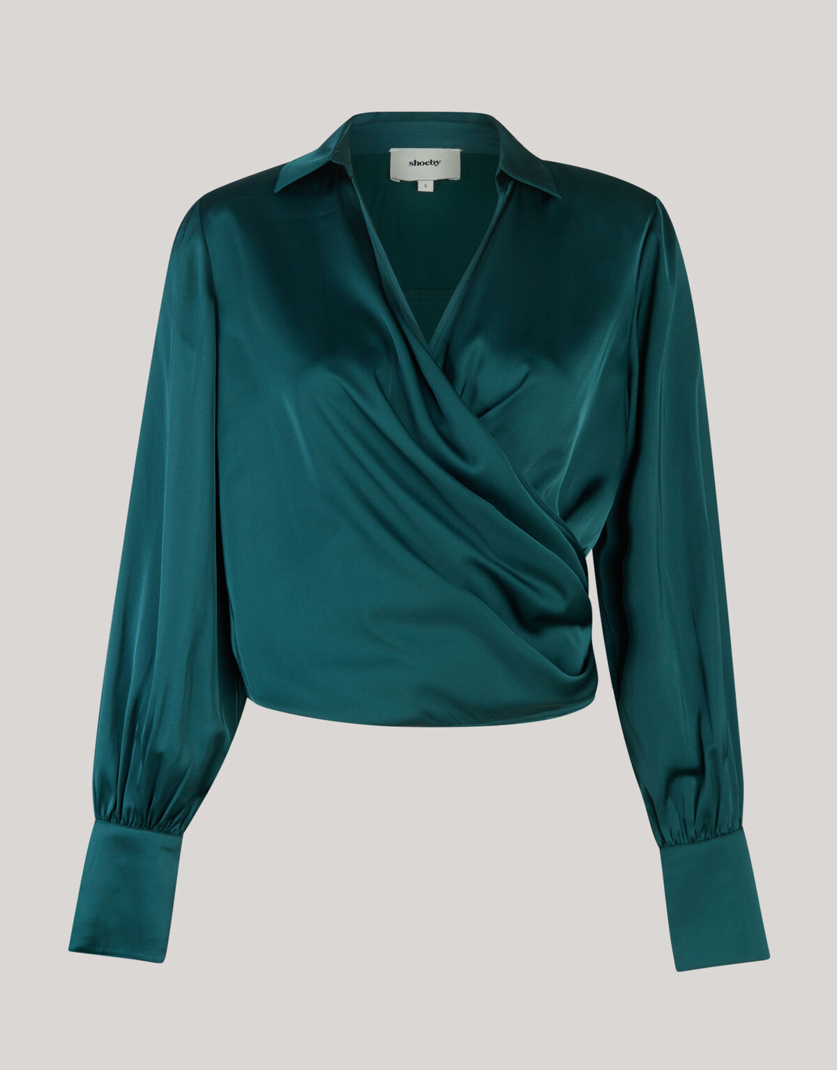 Knot Blouse Groen By Mieke SHOEBY WOMEN