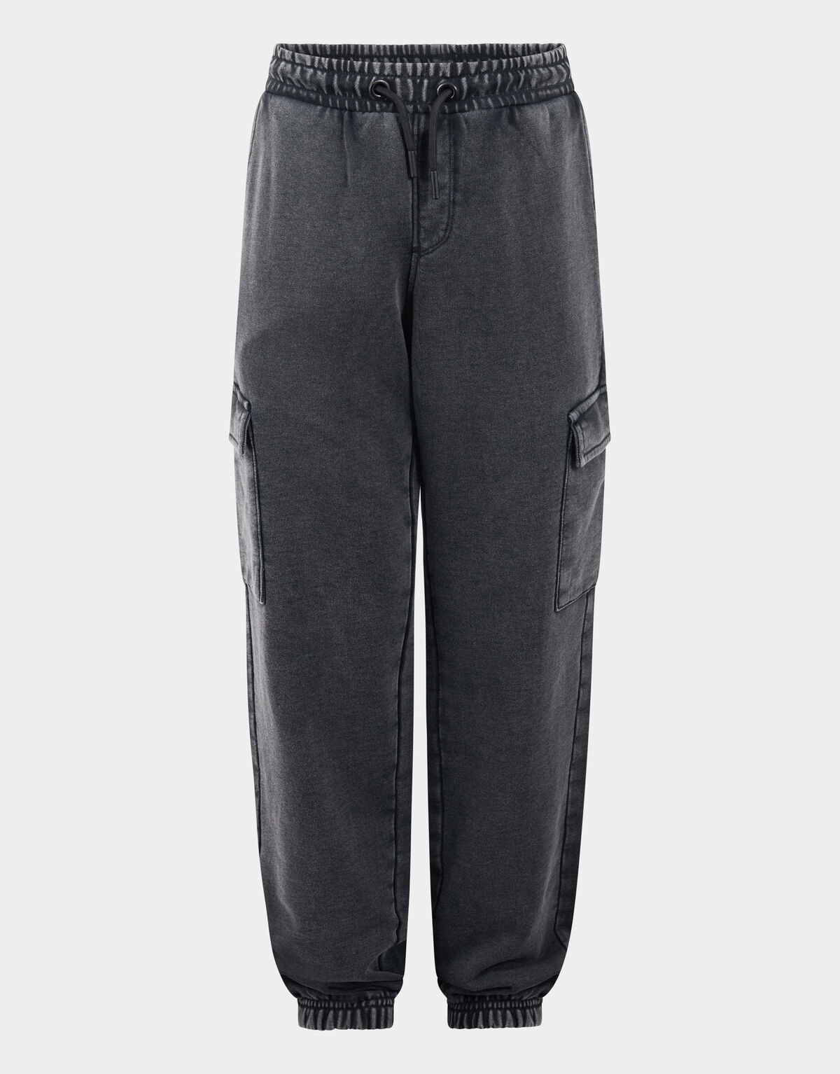 Loose Fit Cargo Broek Donkergrijs SHOEBY BOYS