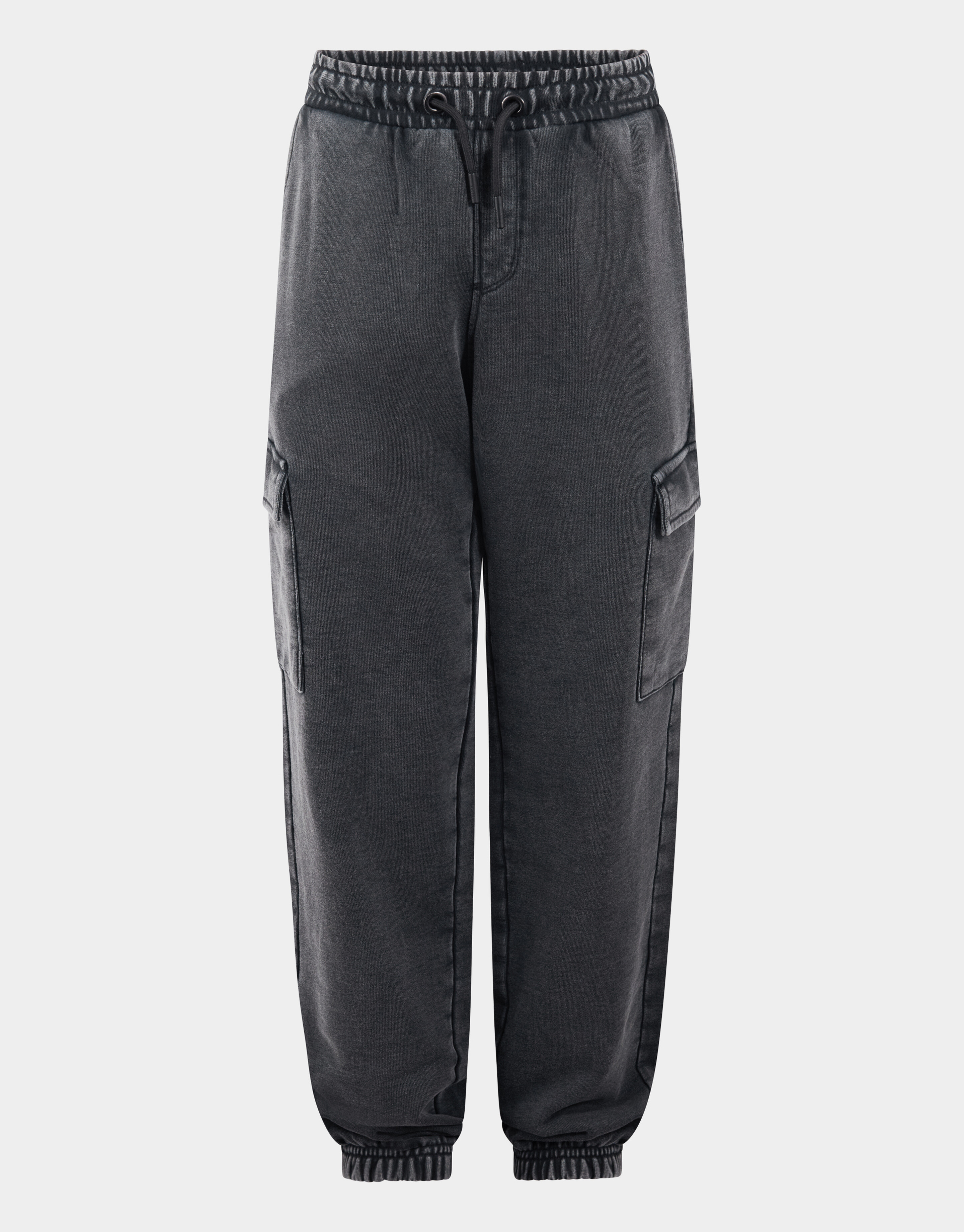 Loose Fit Cargo Broek Donkergrijs SHOEBY BOYS