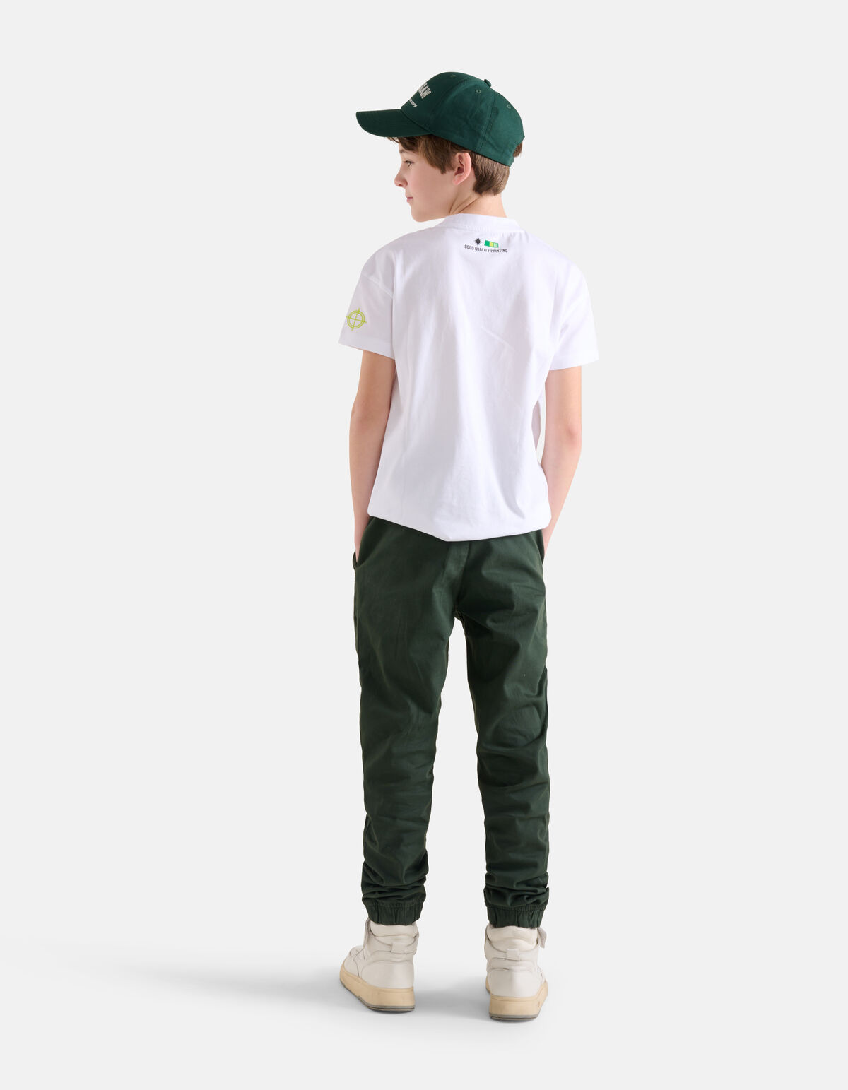 Printed T-shirt Wit SHOEBY BOYS