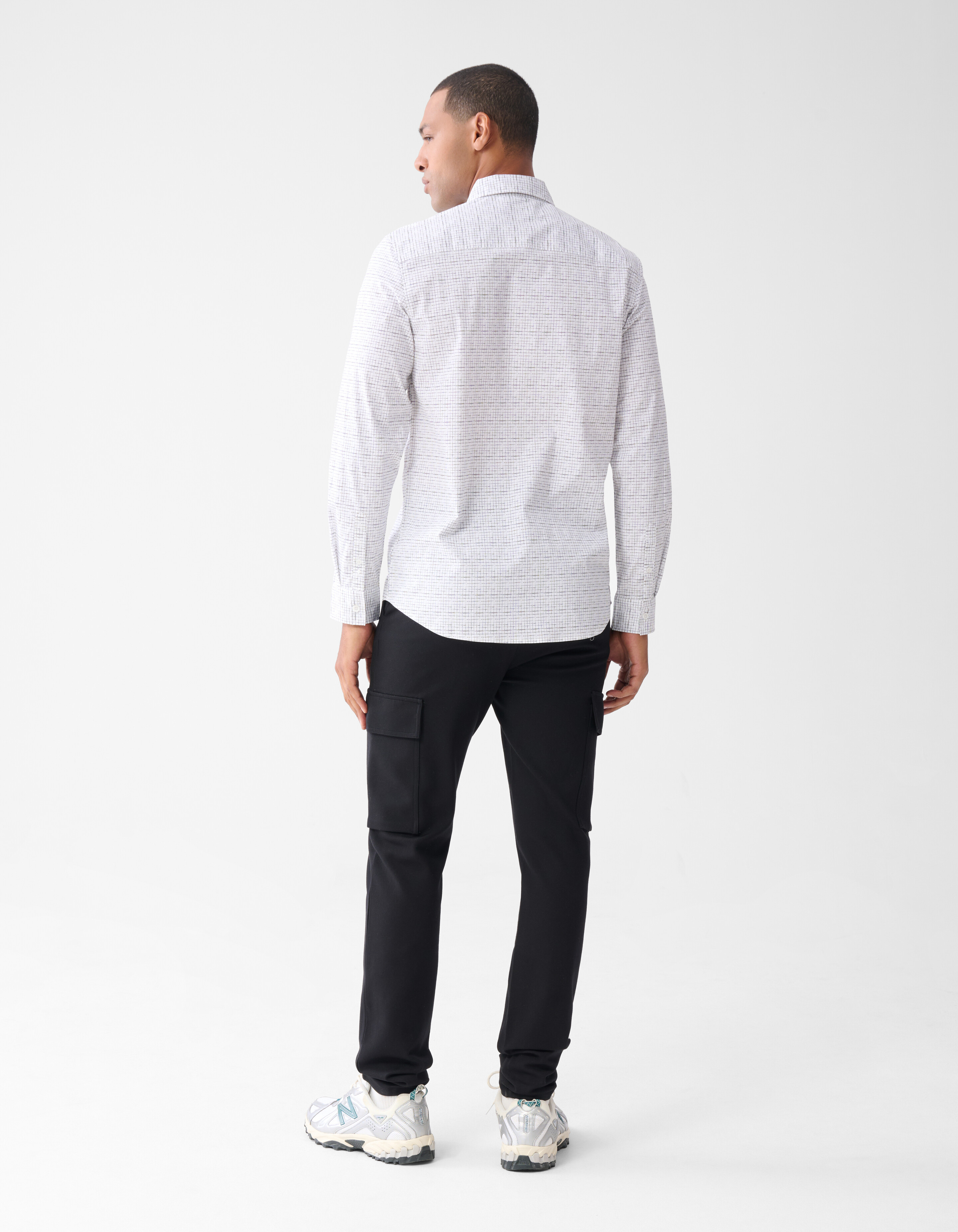Printed Overhemd Wit SHOEBY MEN