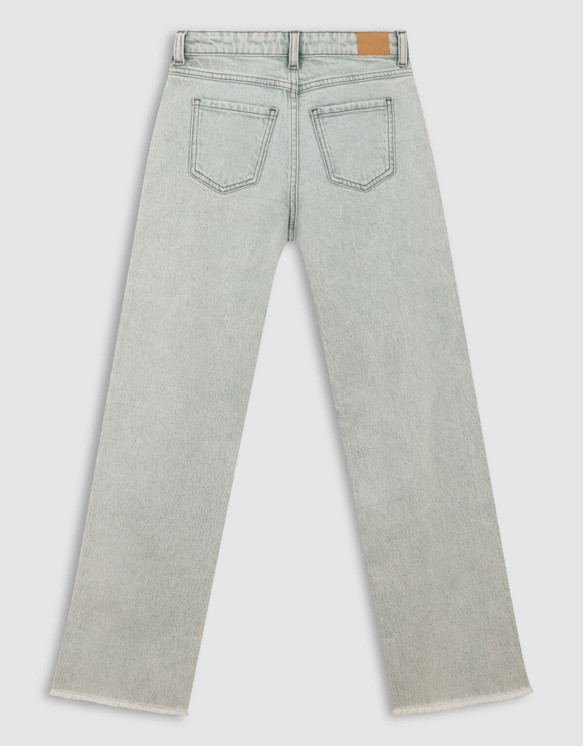 Destroy Straight Fit Jeans Lichtgrijs SHOEBY GIRLS