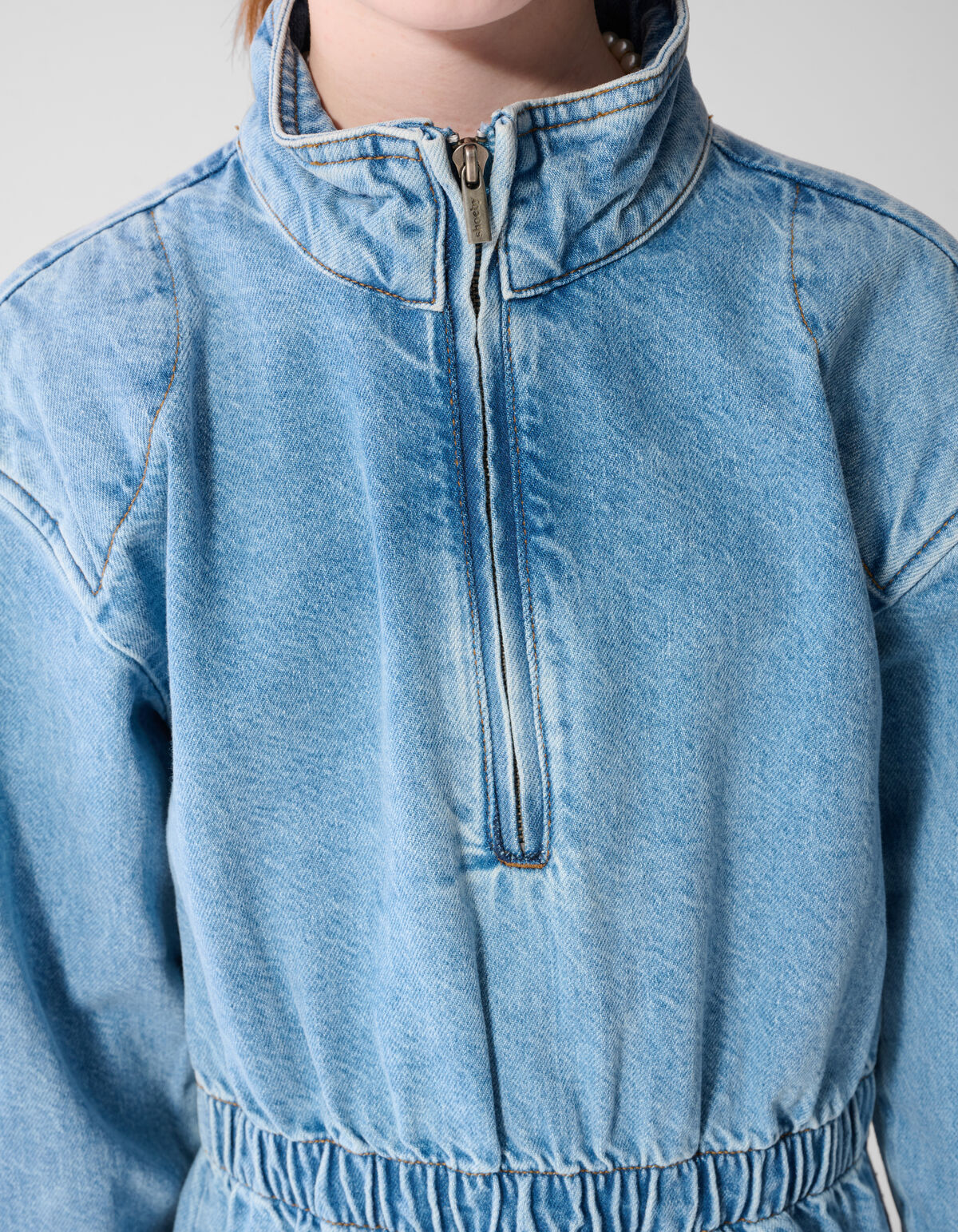 Denim Jurk Blauw SHOEBY GIRLS
