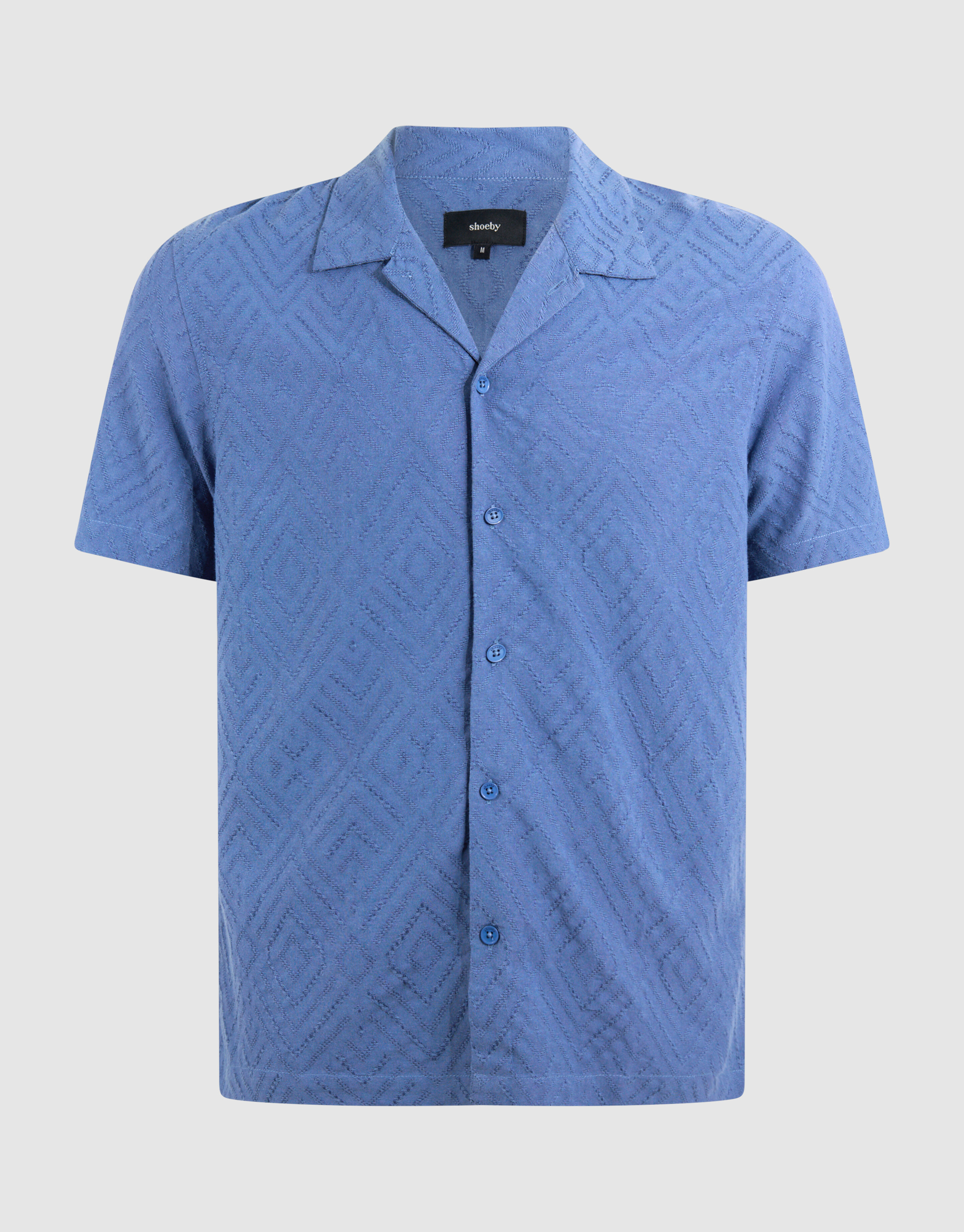 Jacquard Shirt Lichtblauw SHOEBY MEN