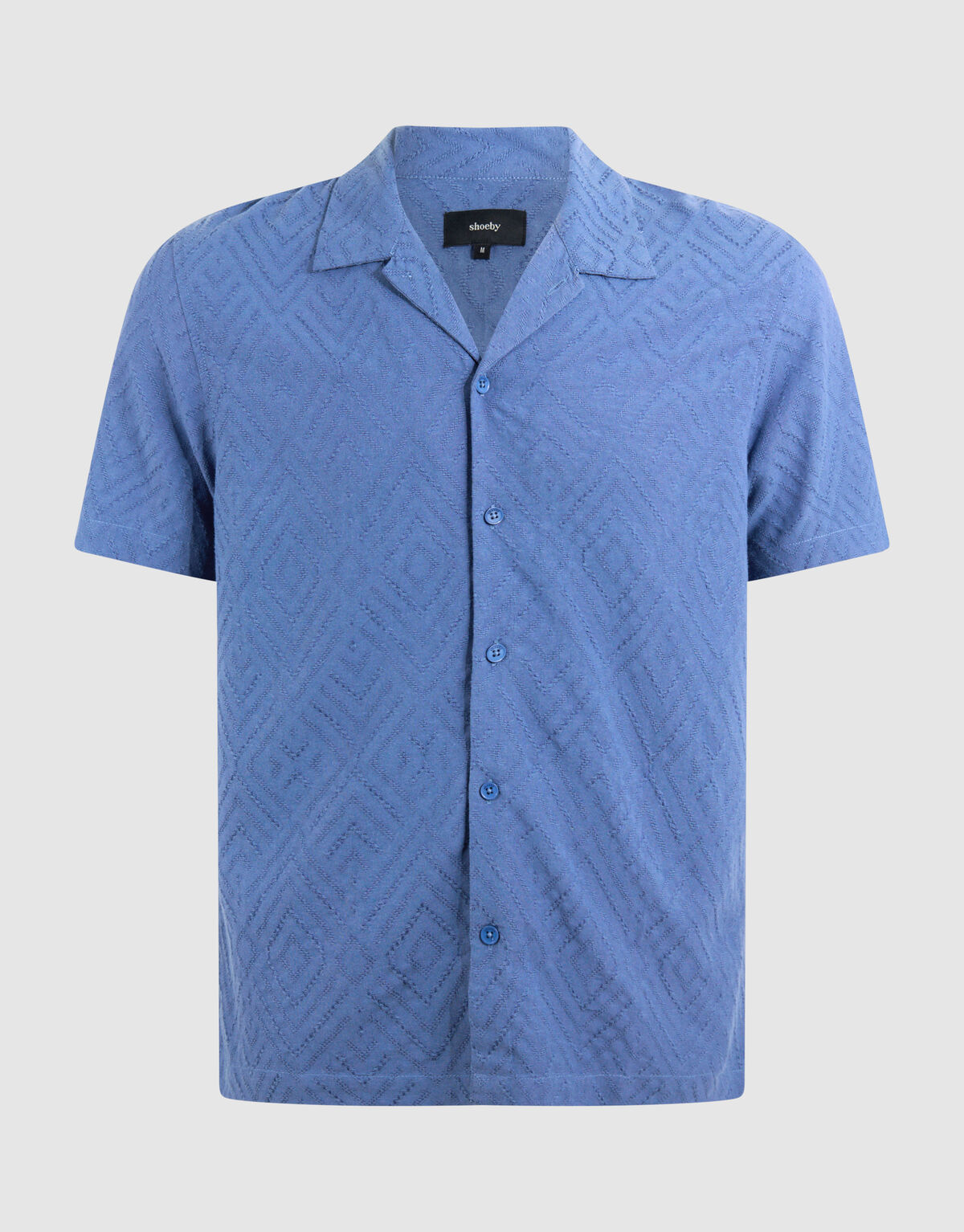 Jacquard Shirt Lichtblauw SHOEBY MEN