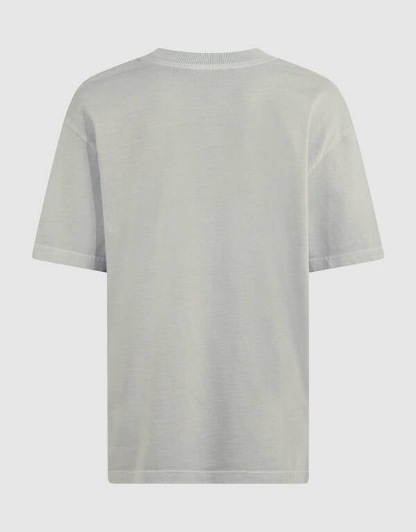 Washed Logo T-shirt Donkergrijs SHOEBY BOYS