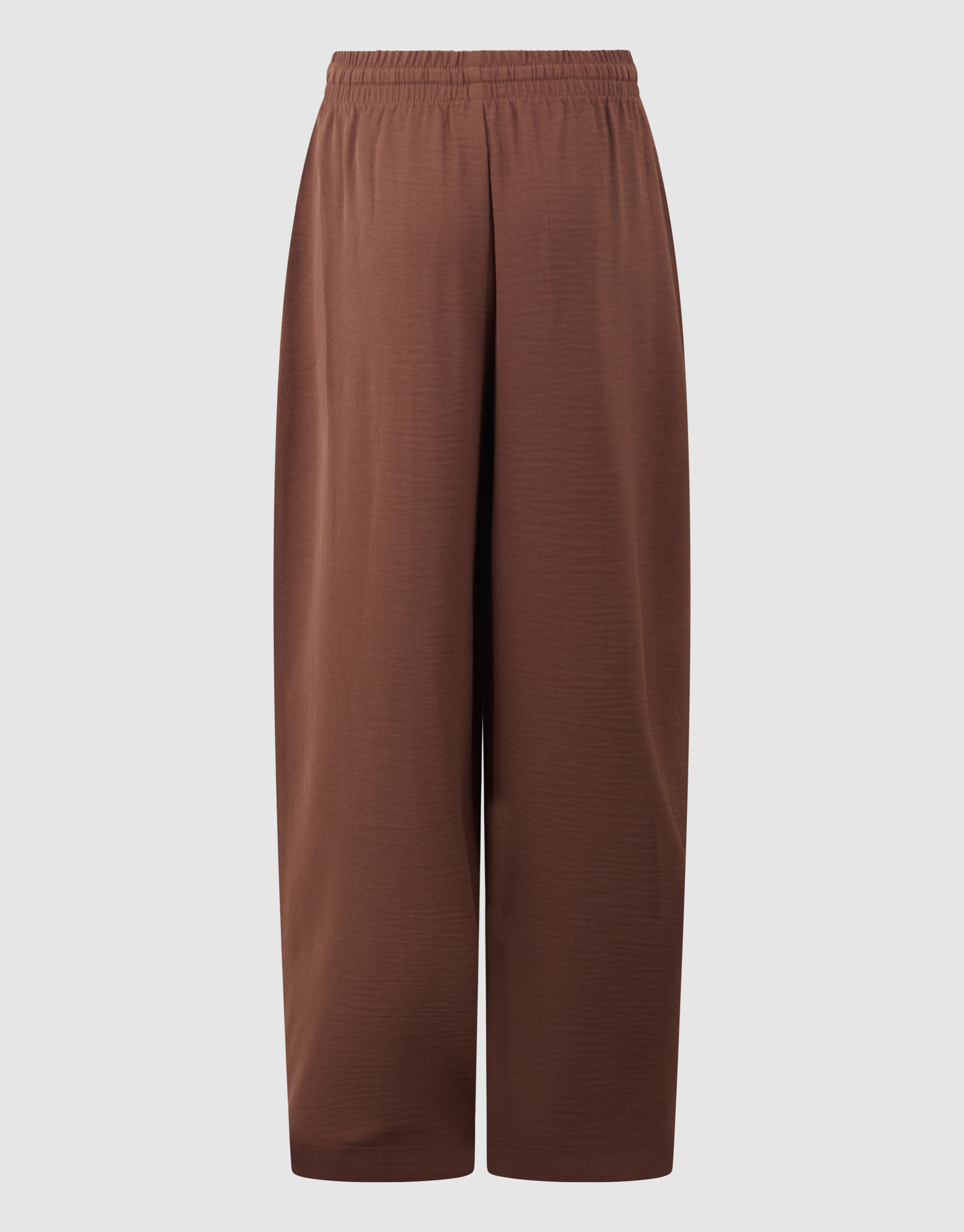 Twist Wide Leg Broek Bruin SHOEBY GIRLS