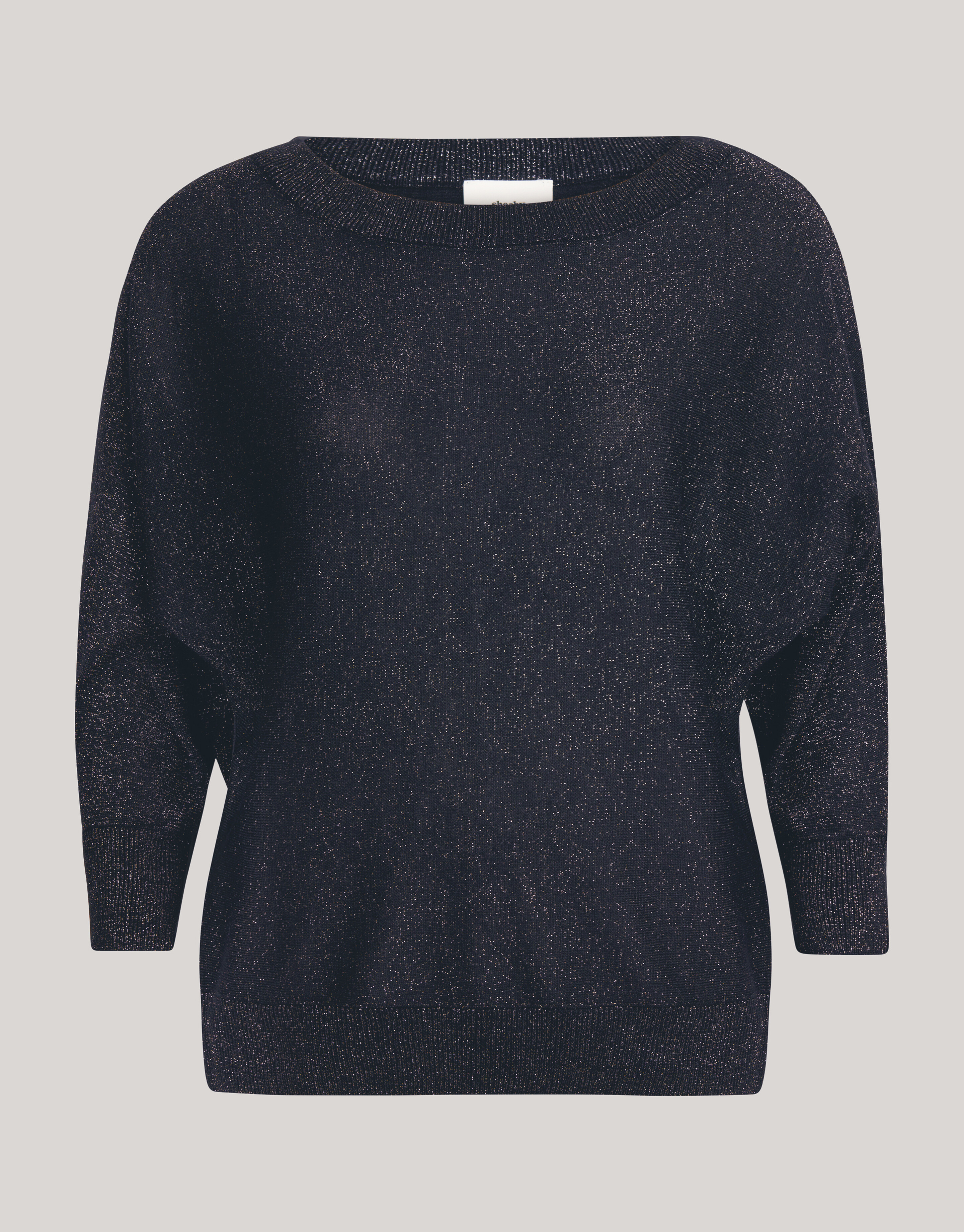 Glitter Vleermuismouwen Trui Zwart SHOEBY WOMEN