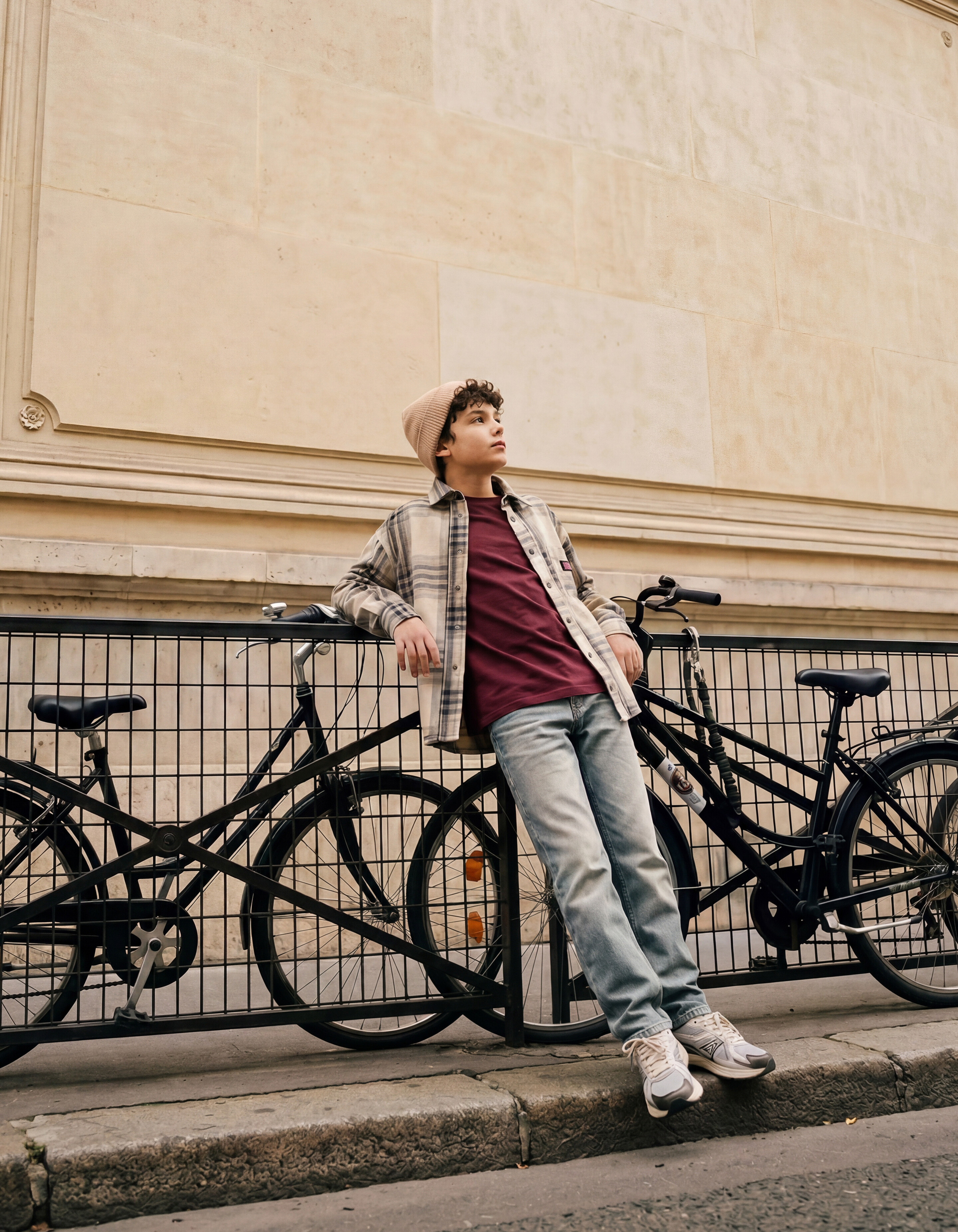 Destroyed Check Overshirt Gebroken Wit/Zwart SHOEBY BOYS