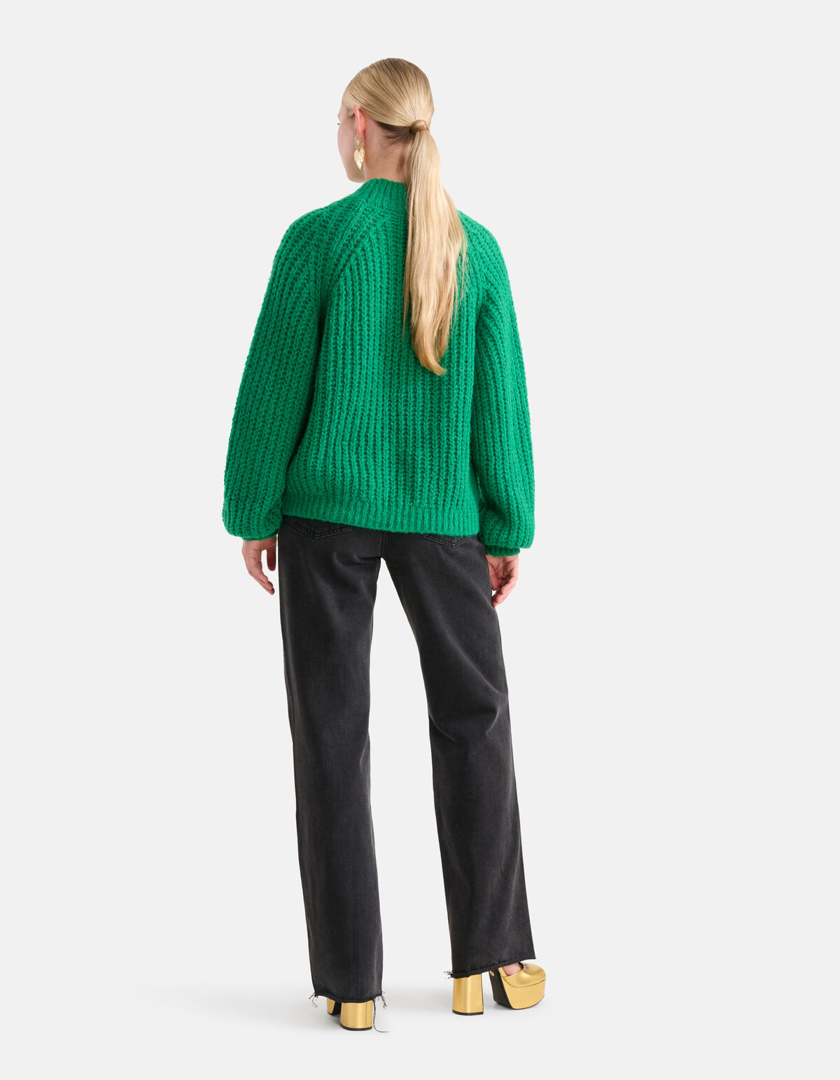 Chunky Trui Groen SHOEBY WOMEN