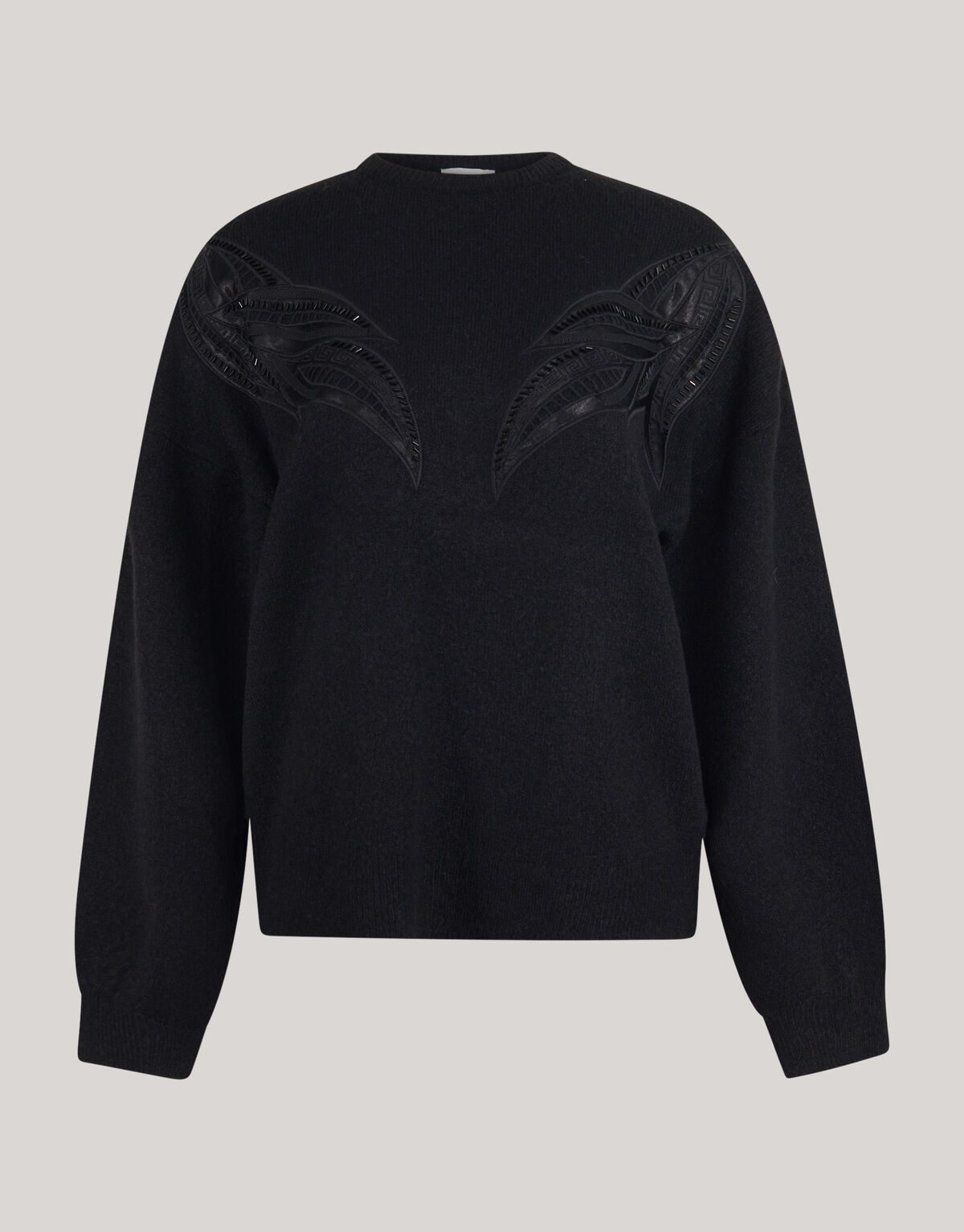 Vintage Patch Trui Zwart SHOEBY WOMEN