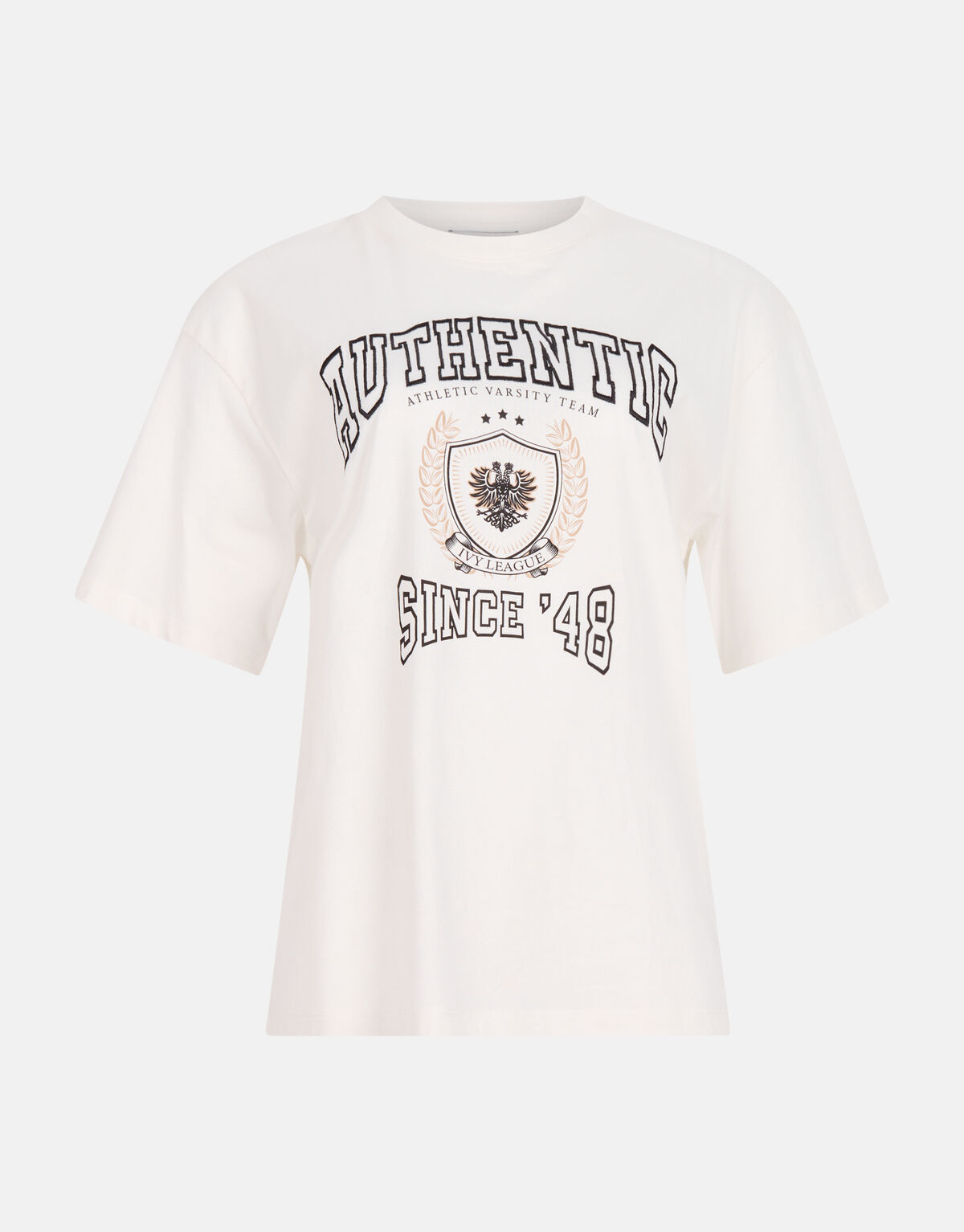 Artwork T-shirt Wit SHOEBY WOMEN