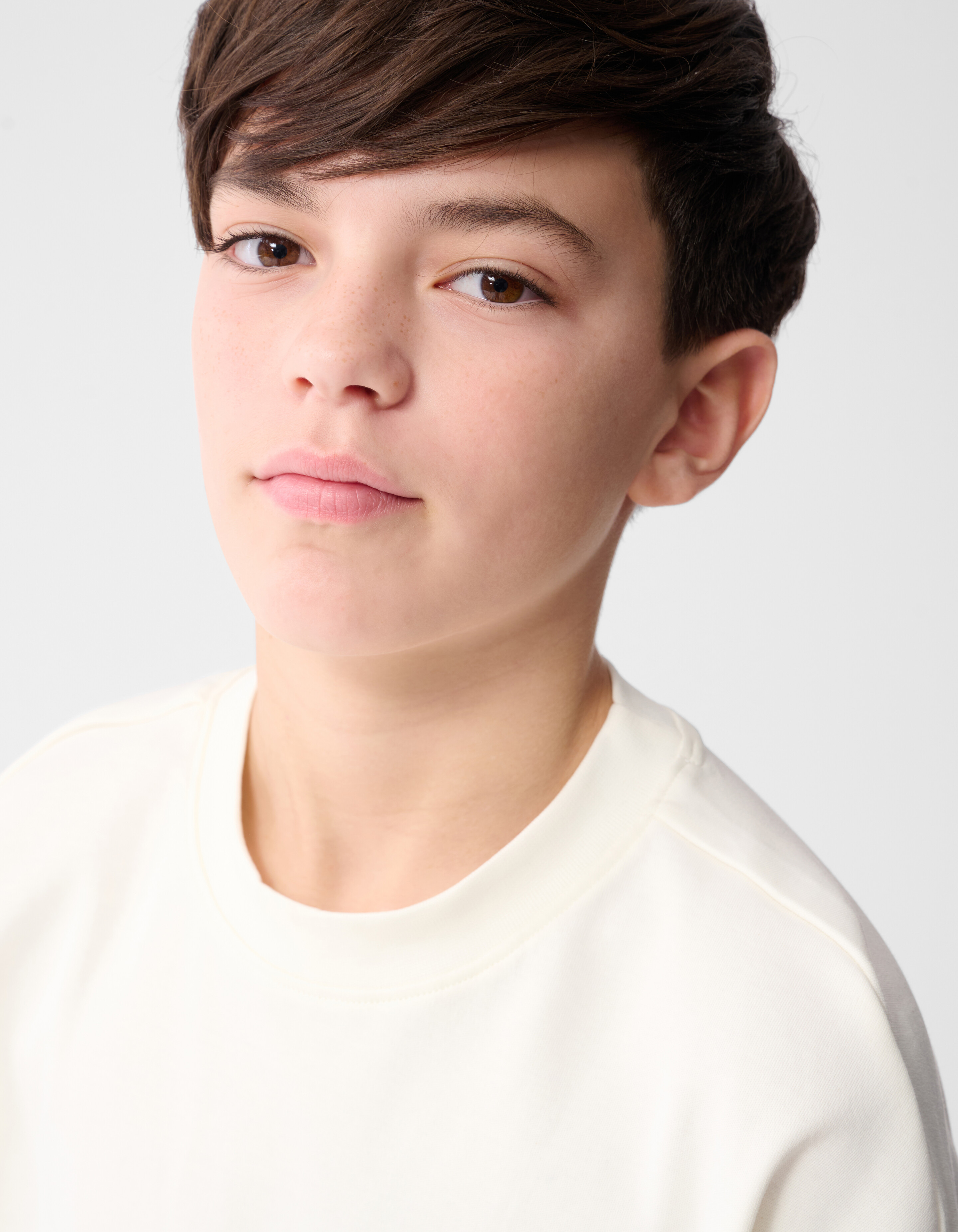 Motion Artwork T-shirt Gebroken Wit SHOEBY BOYS