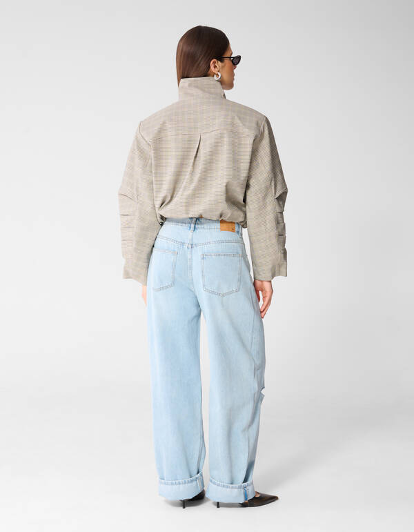 Oversized Ruiten Jack Lichtbruin By Monica SHOEBY WOMEN