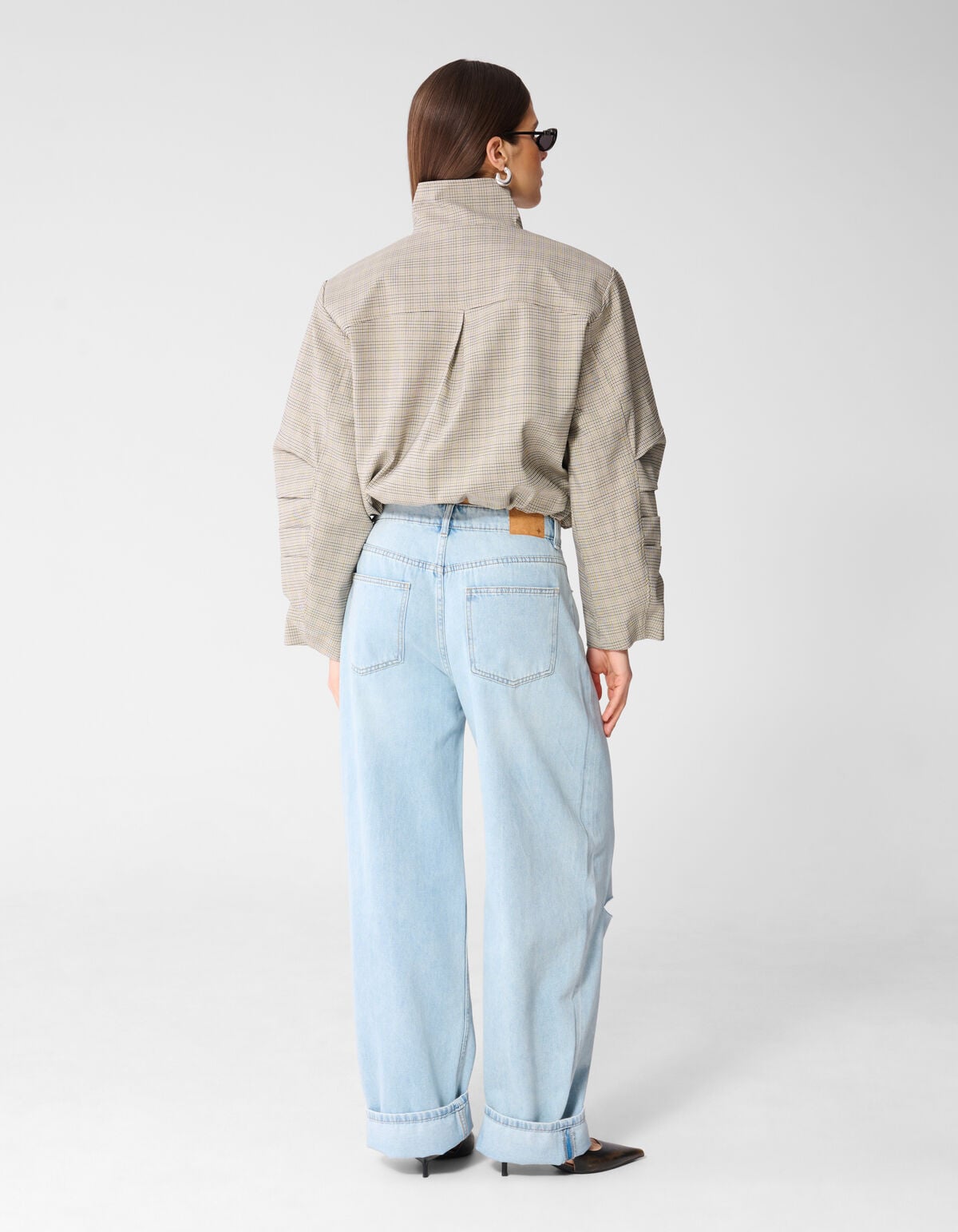 Oversized Ruiten Jack Lichtbruin By Monica SHOEBY WOMEN