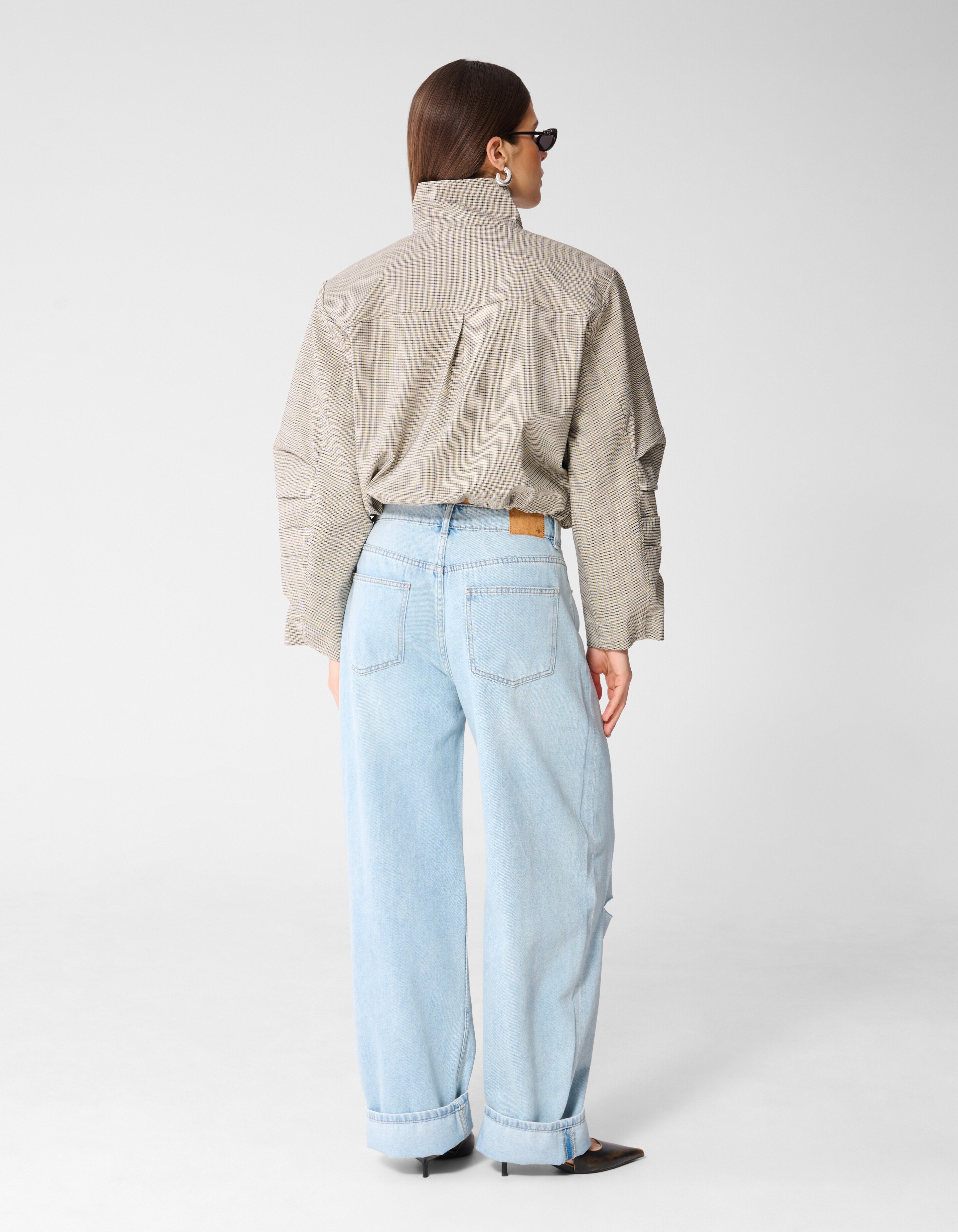 Oversized Ruiten Jack Lichtbruin By Monica SHOEBY WOMEN