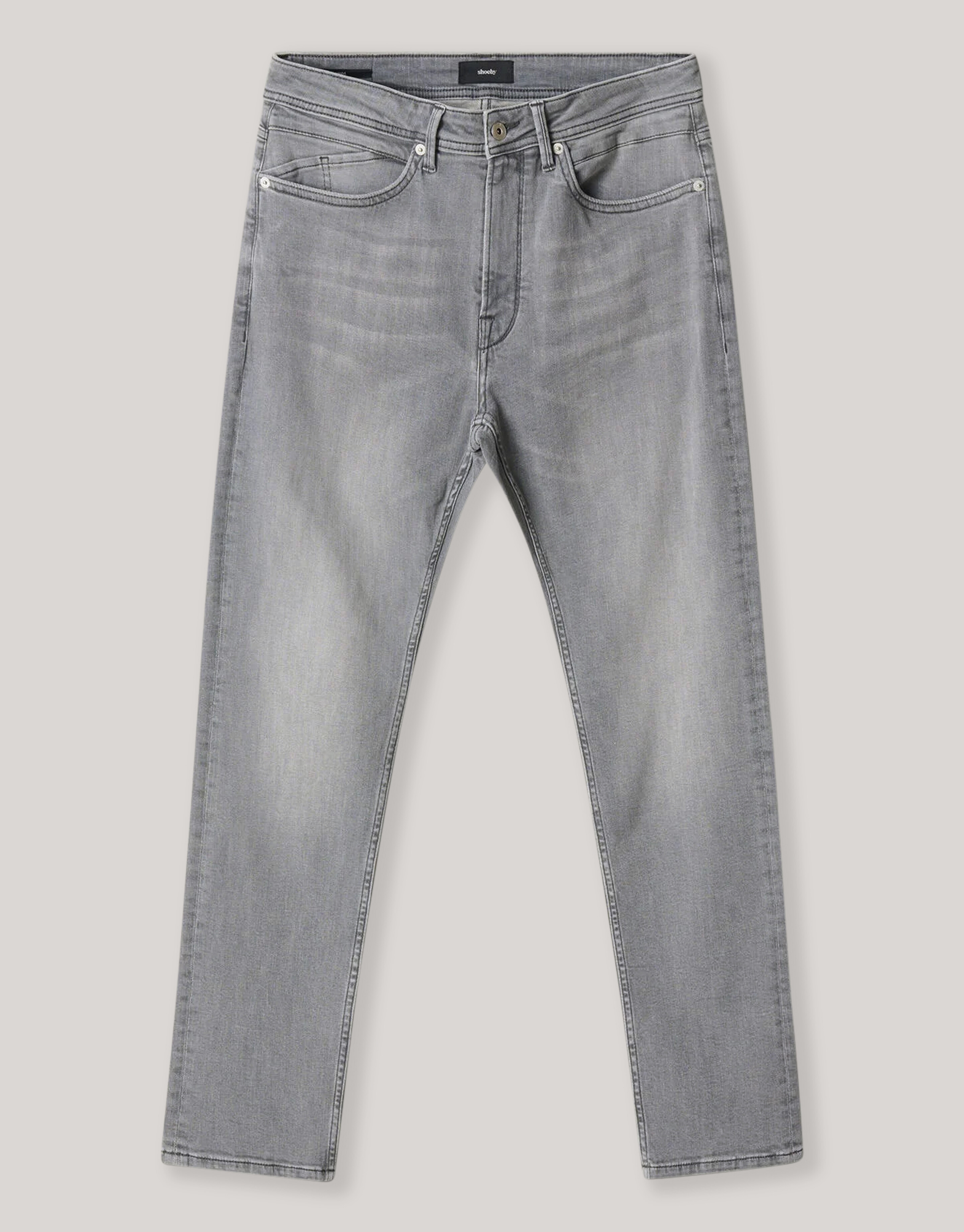 Straight Fit Jeans Grijs L34 SHOEBY MEN