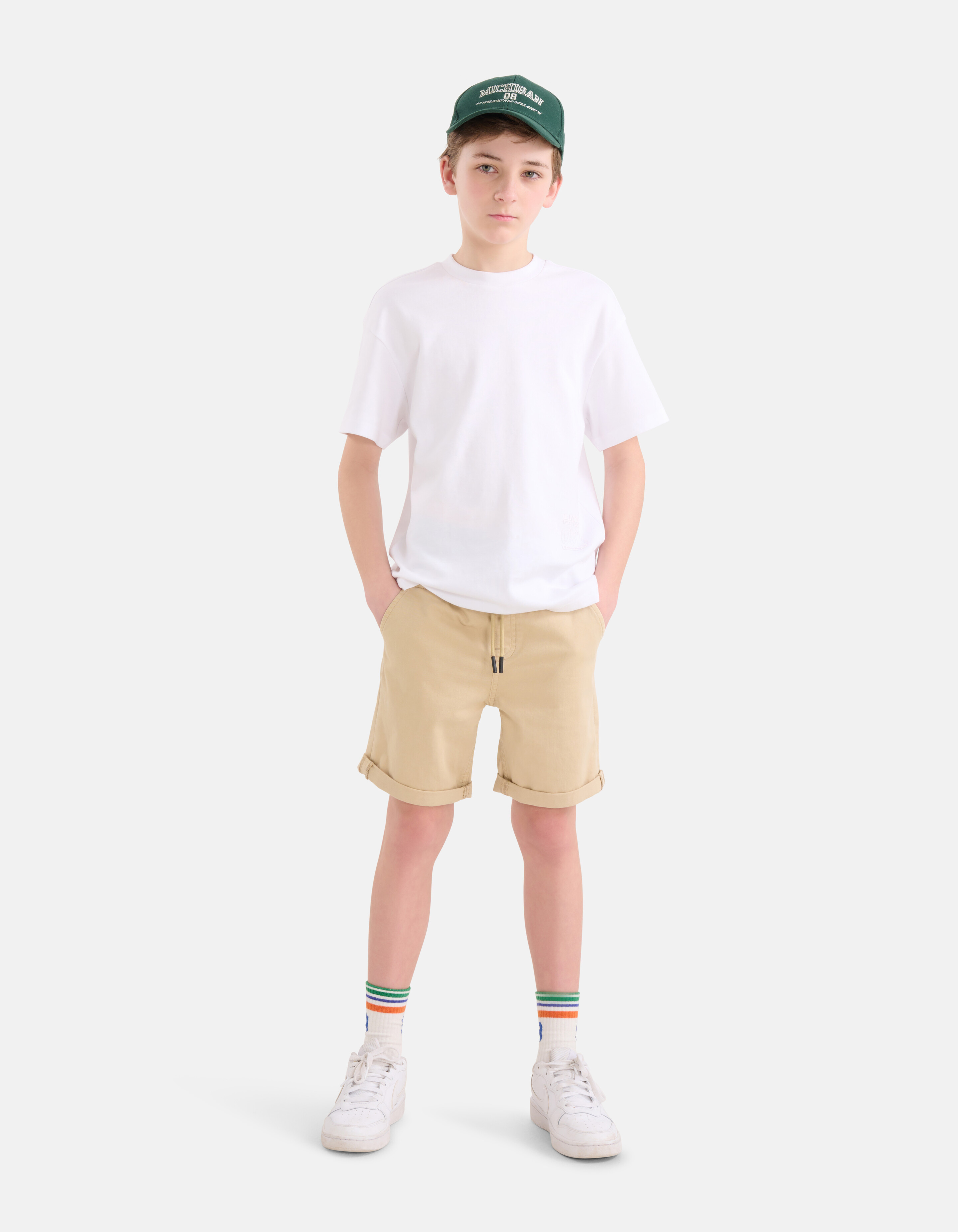 Casual Twill Short Beige SHOEBY BOYS