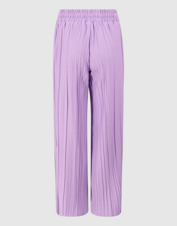 Pliss&eacute; Broek Lichtpaars SHOEBY GIRLS