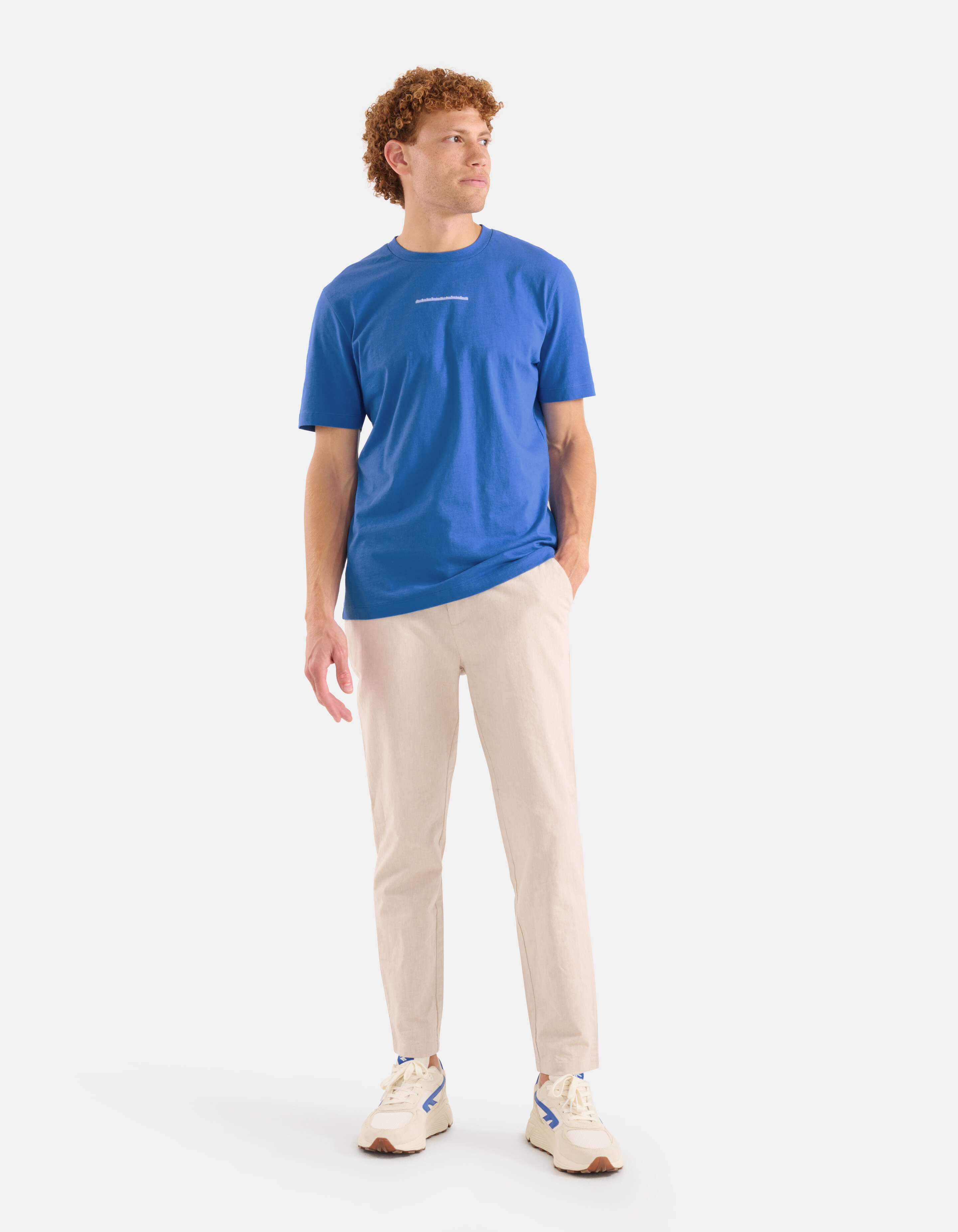 Artwork T-shirt Blauw SHOEBY MEN