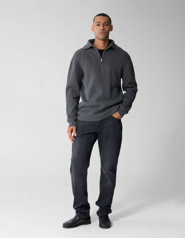 Relaxed Sailor Trui Grijs SHOEBY MEN