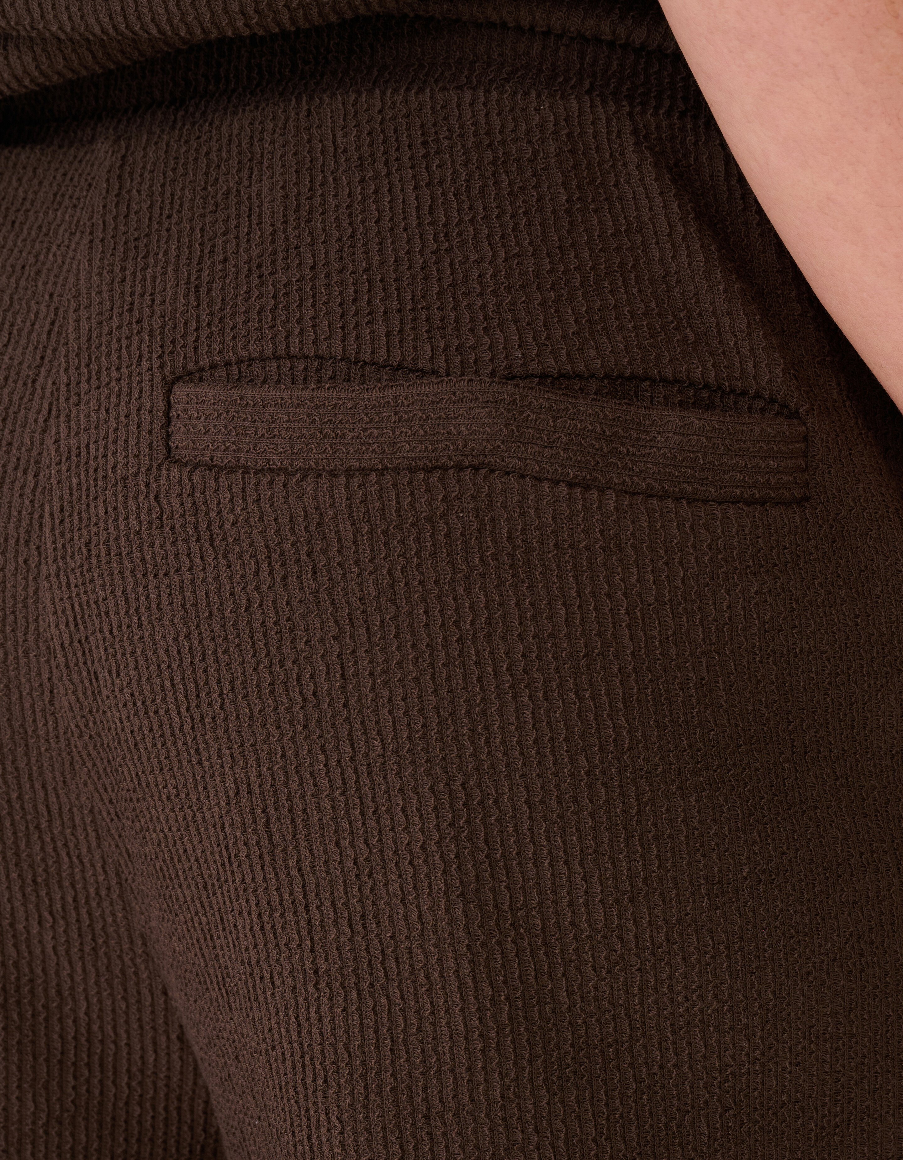 Rib Short Donkerbruin SHOEBY MEN