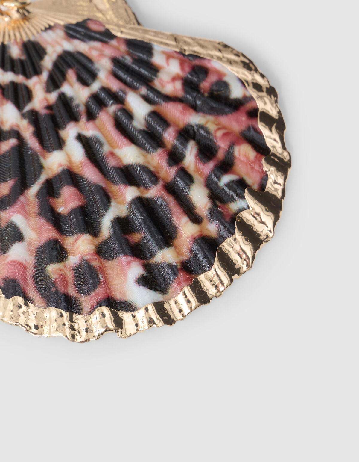 Leopard Schelp Bedel Bruin SHOEBY ACCESSOIRES