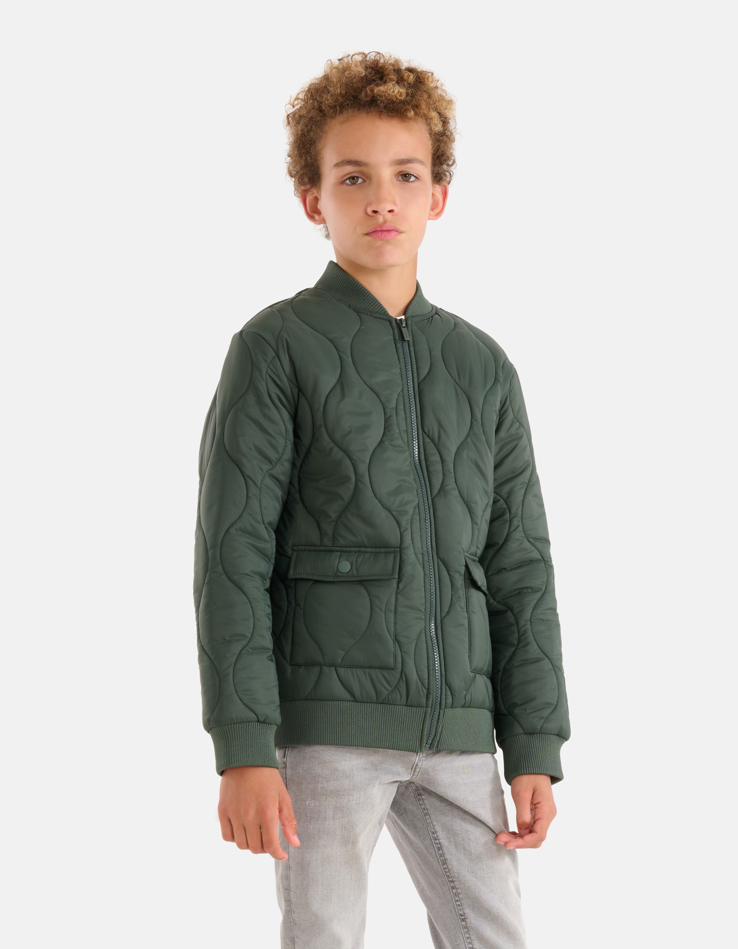 Wavy Padded Jack Donkergroen SHOEBY BOYS