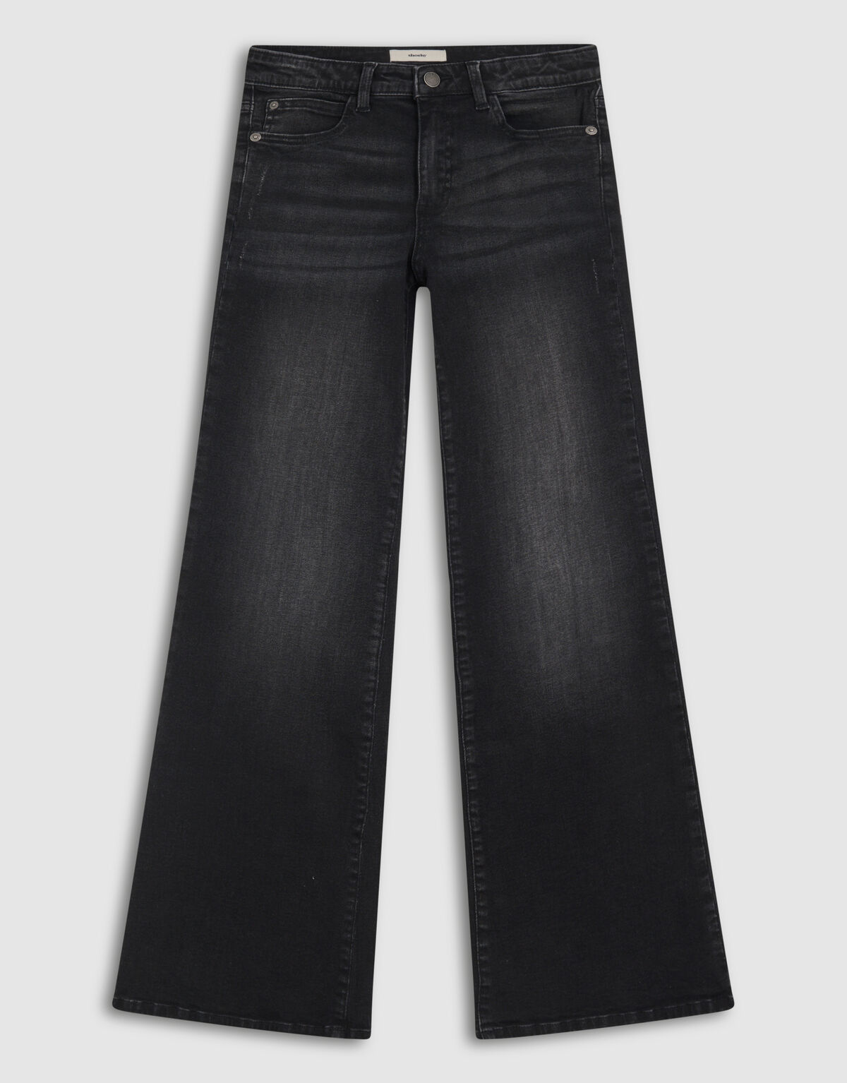 Flared Fit Jeans Zwart SHOEBY GIRLS