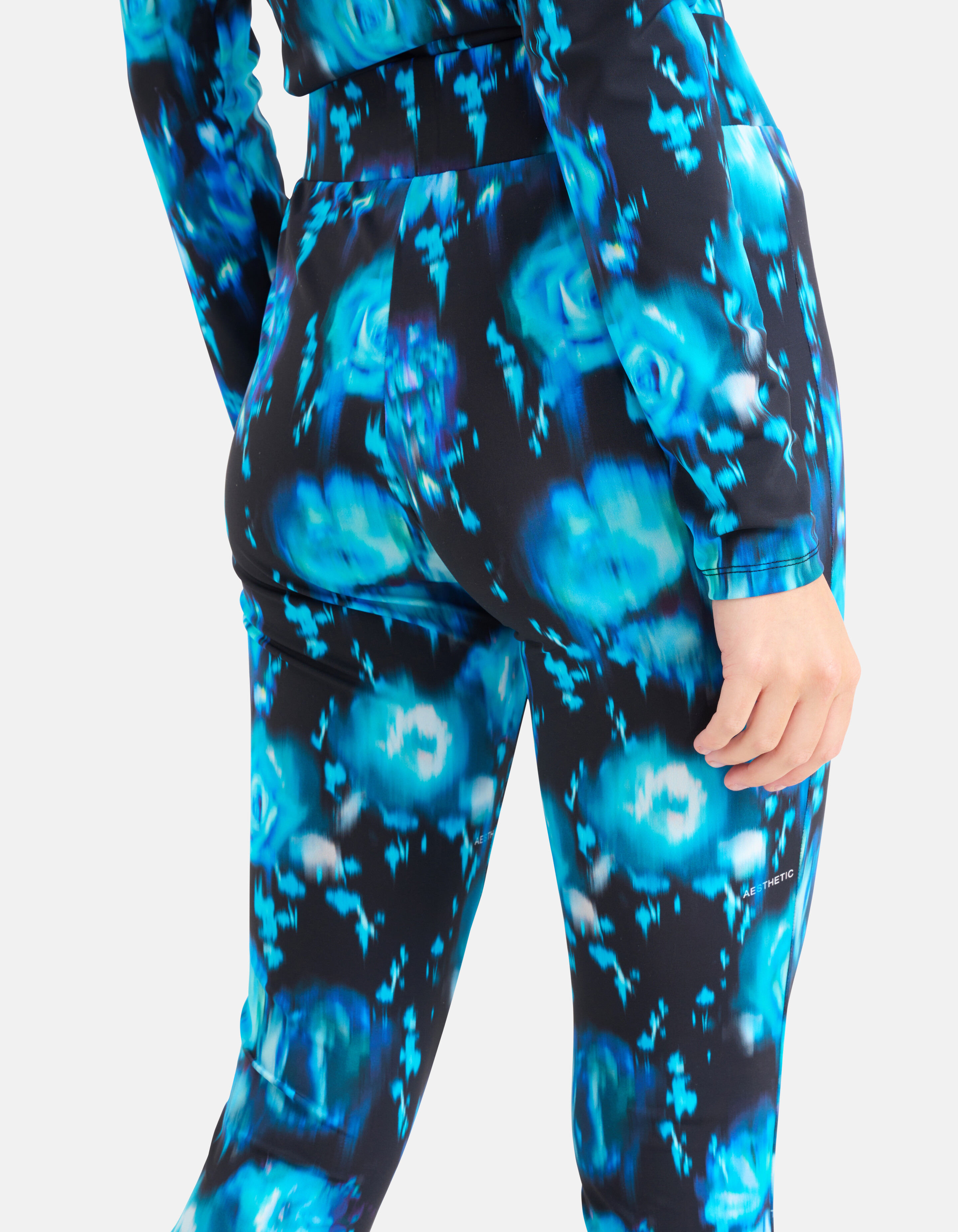 Printed Travel Legging Blauw SHOEBY WOMEN